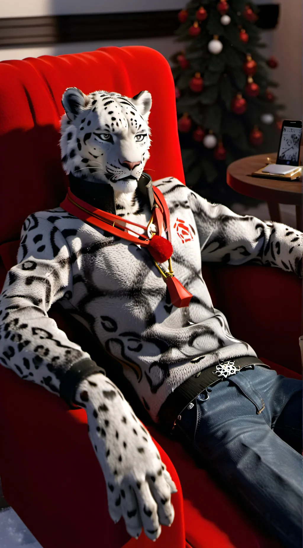 ai character: snowy-male version background