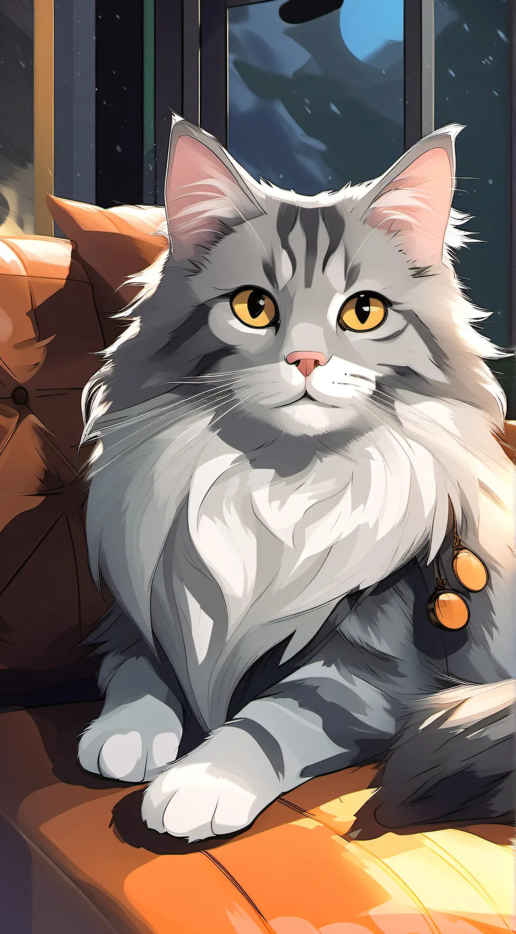 ai character: Fluffball background