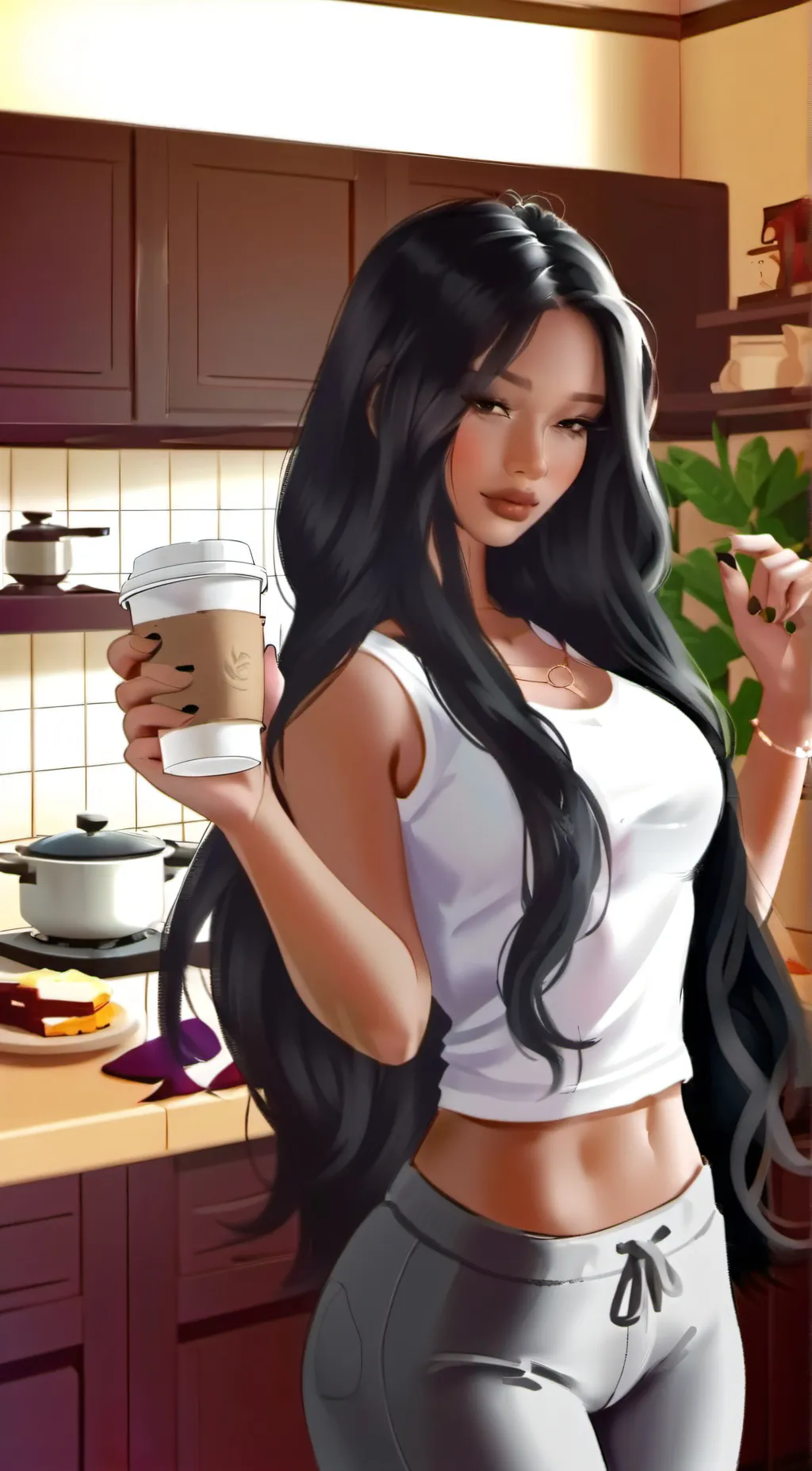 ai character: Ella background