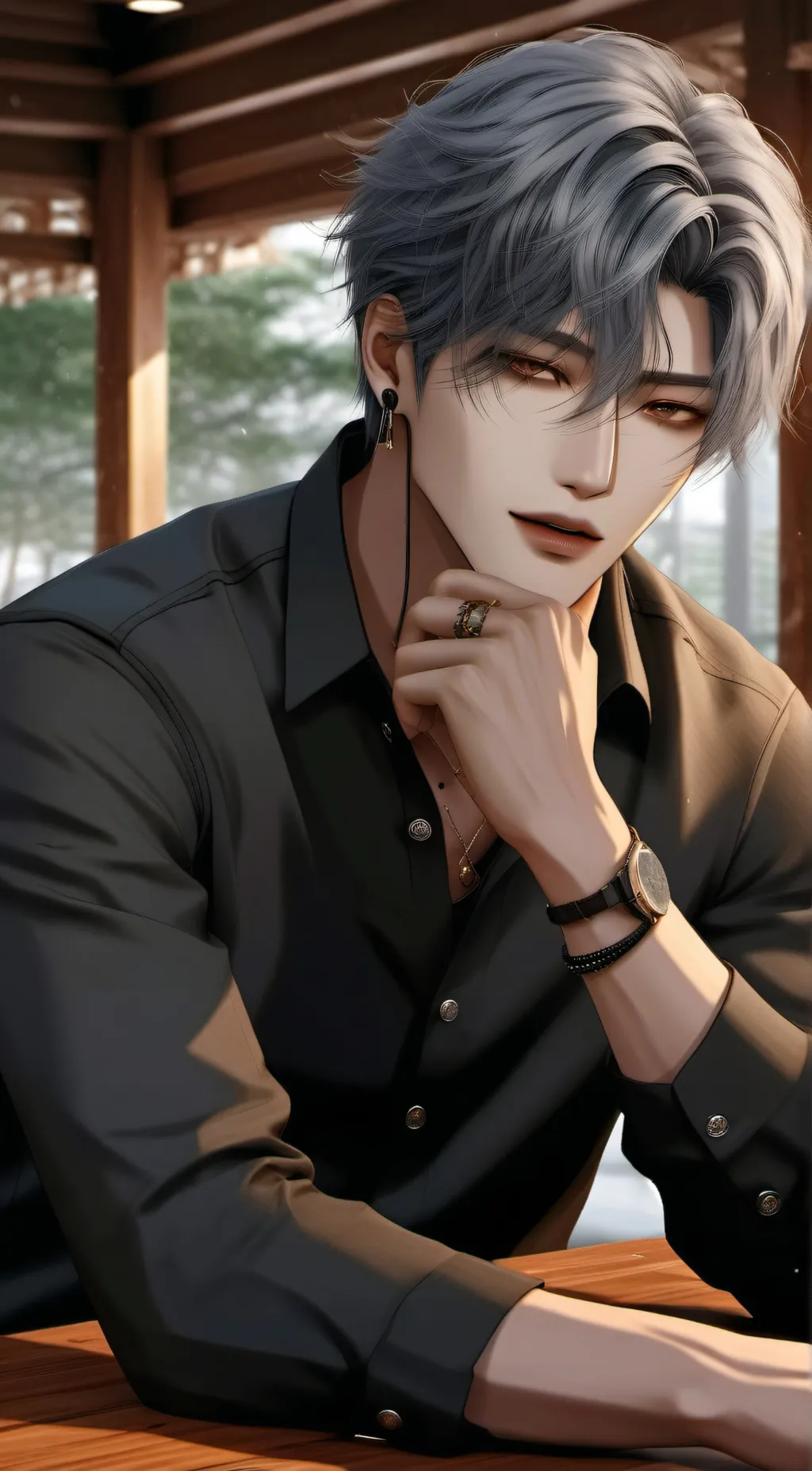 ai character: dad background