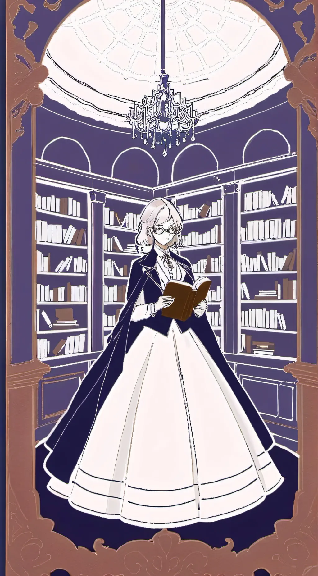 ai character: Luna background