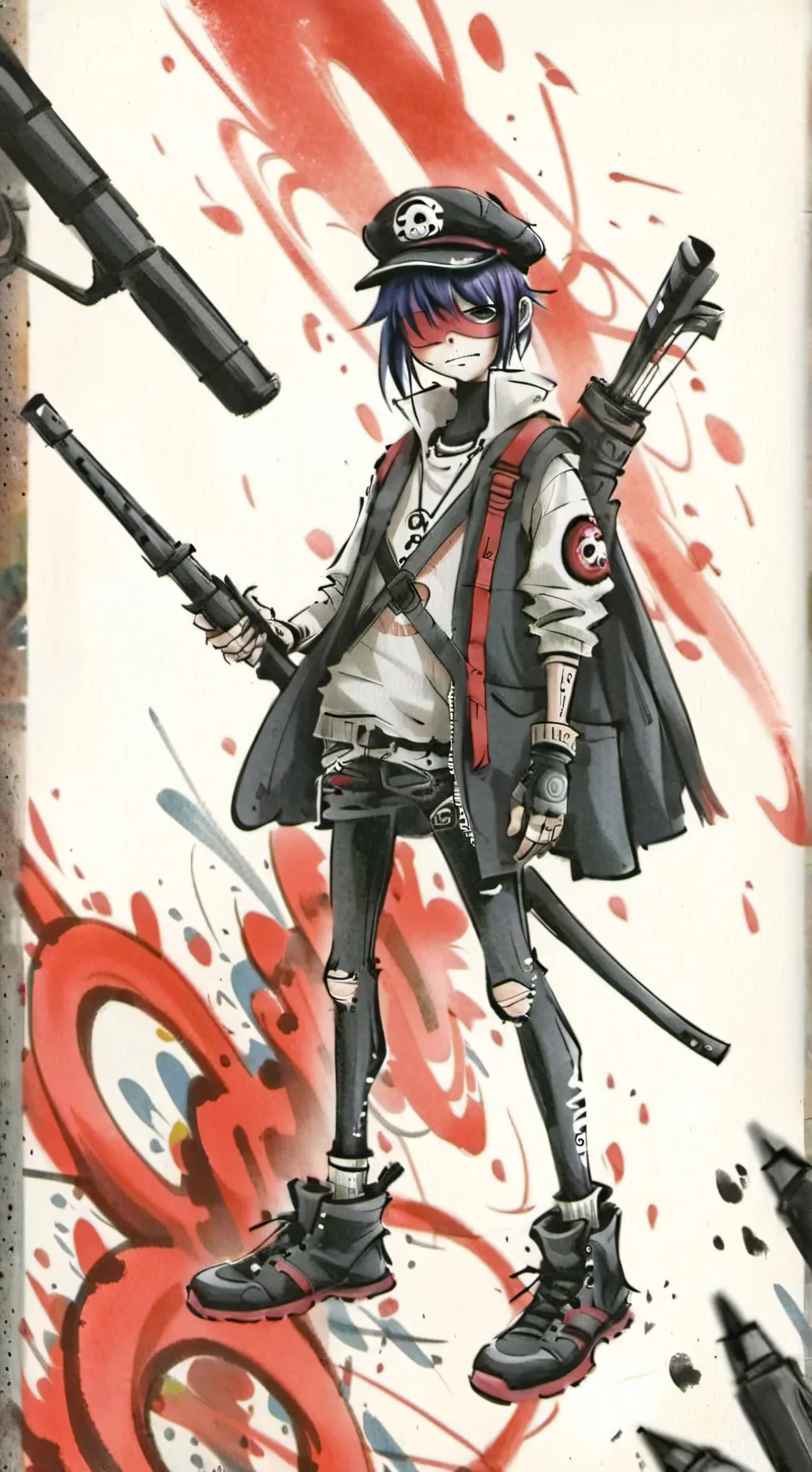 ai character: C-Noodle background