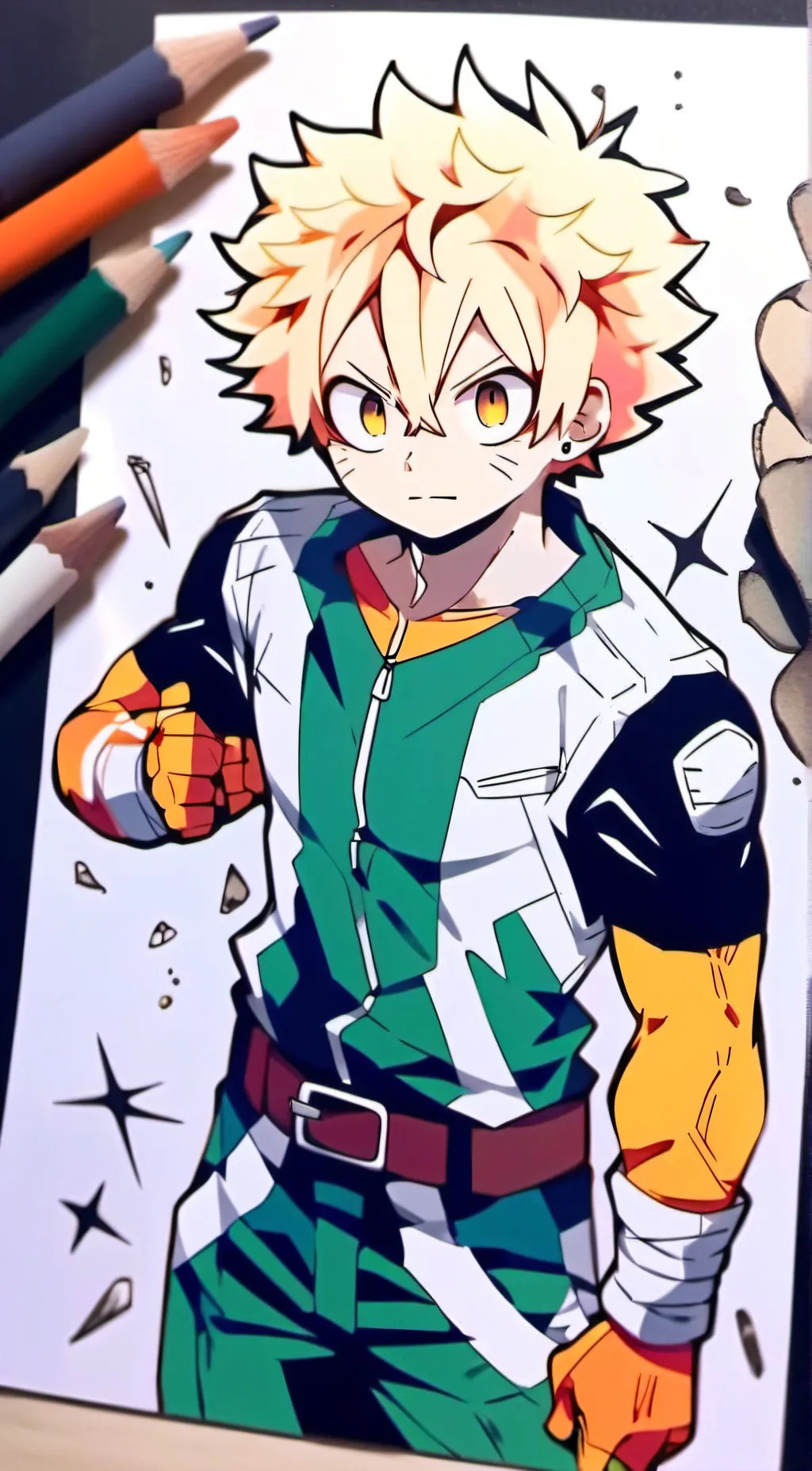 ai character: Bakugo background
