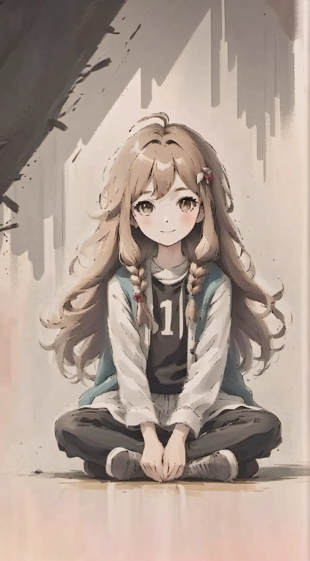 ai character: Katlin  background