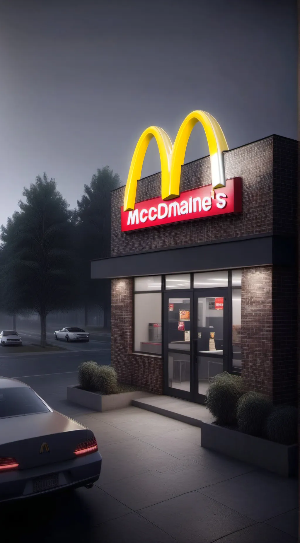 ai character: McDonald's background