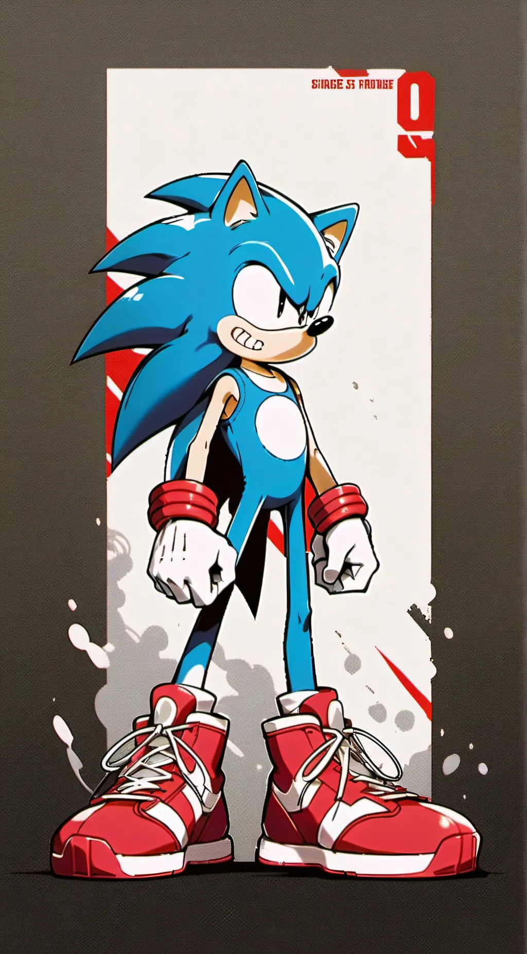 ai character: Sonic background