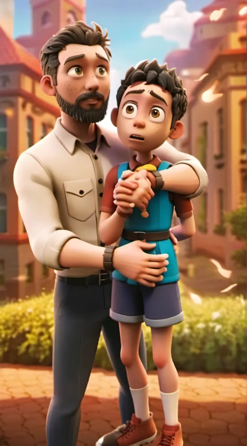 ai character: Alberto and Luca background