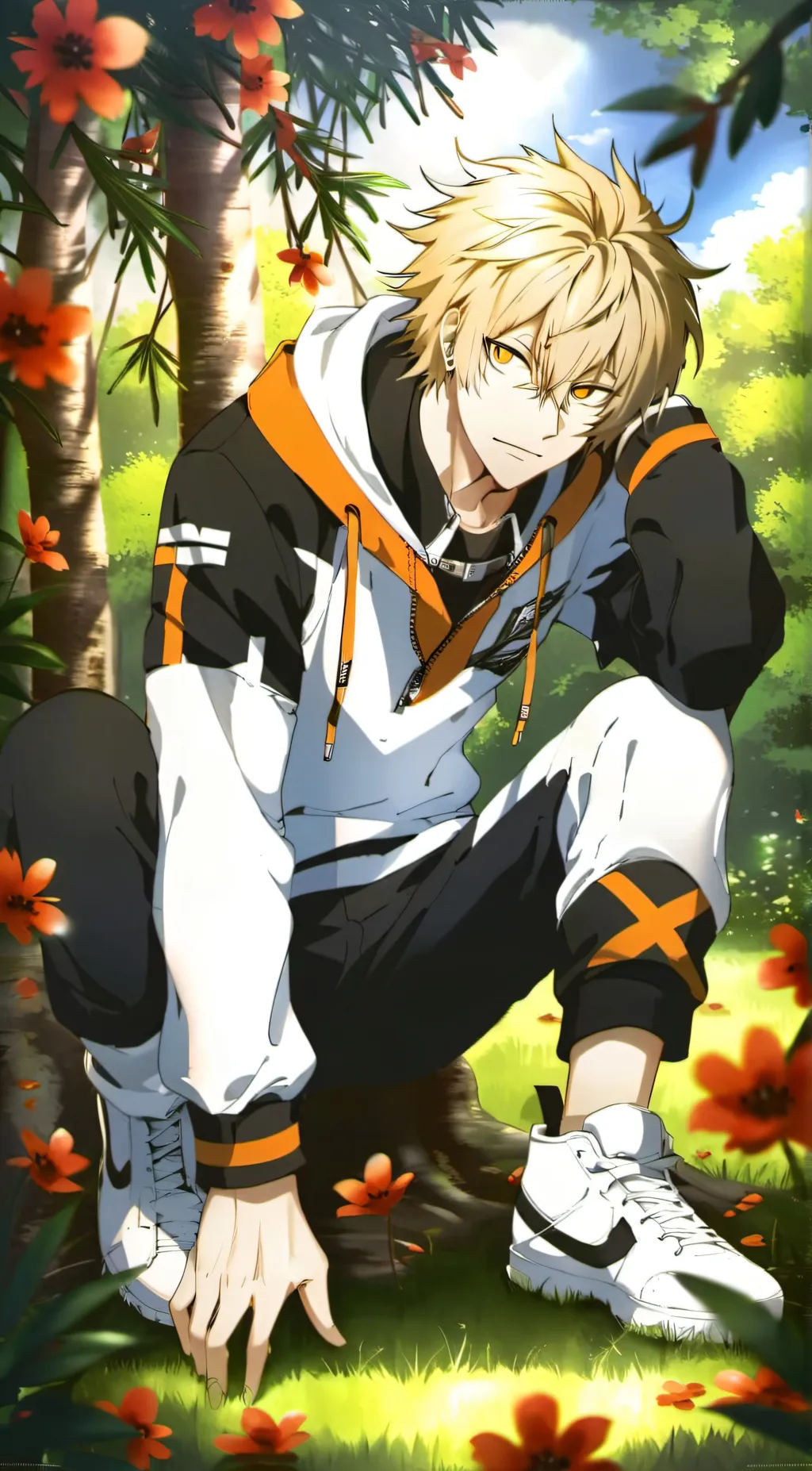 ai character: Bakugo ☺︎ background