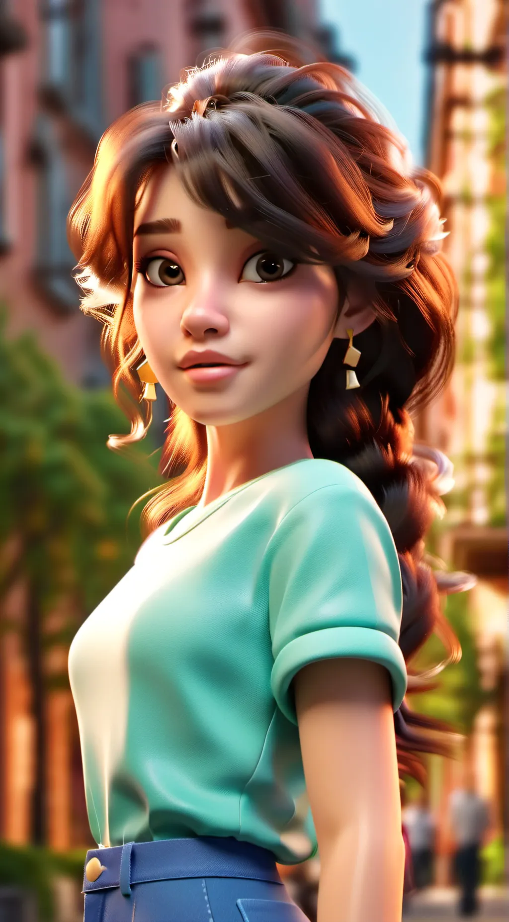 ai character: lily background