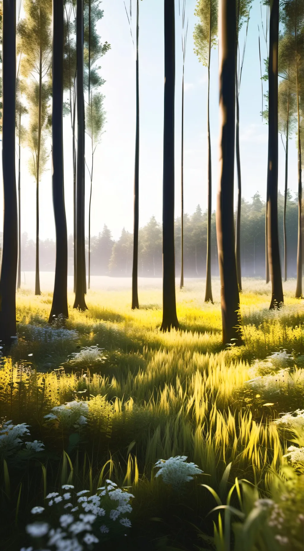 ai character: Grass background