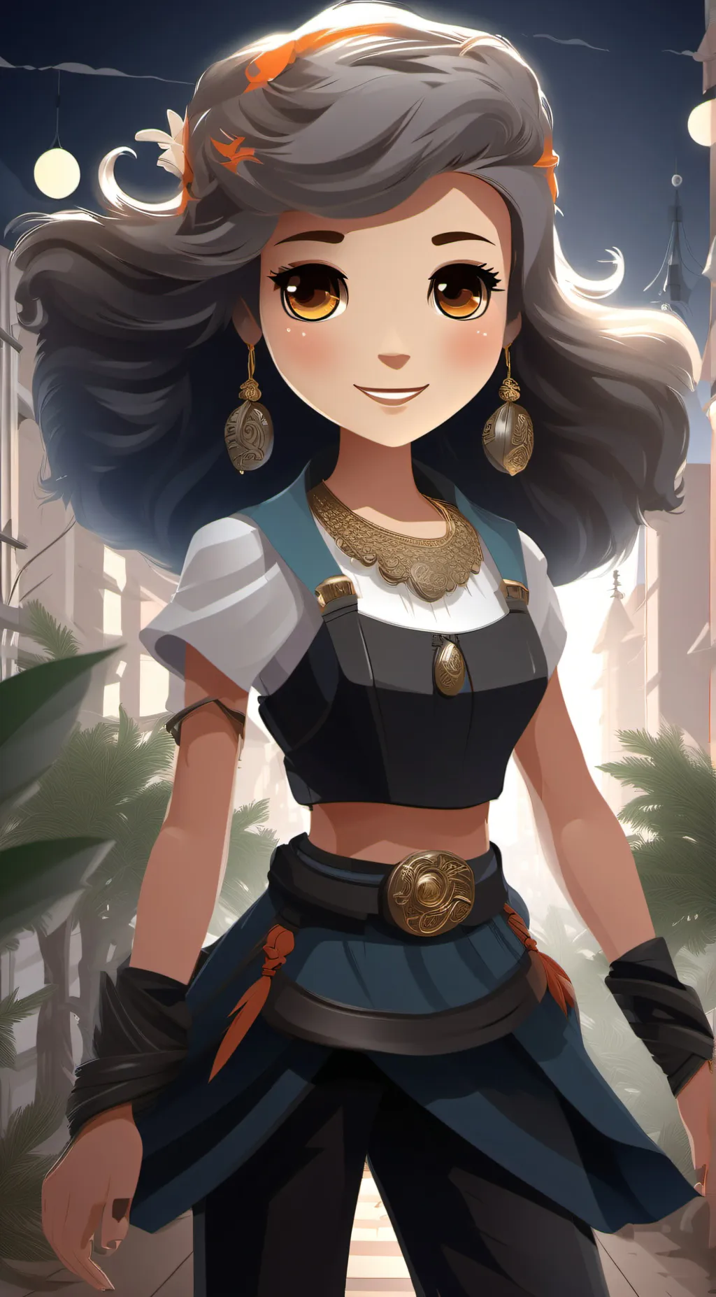 ai character: jj and her baby background