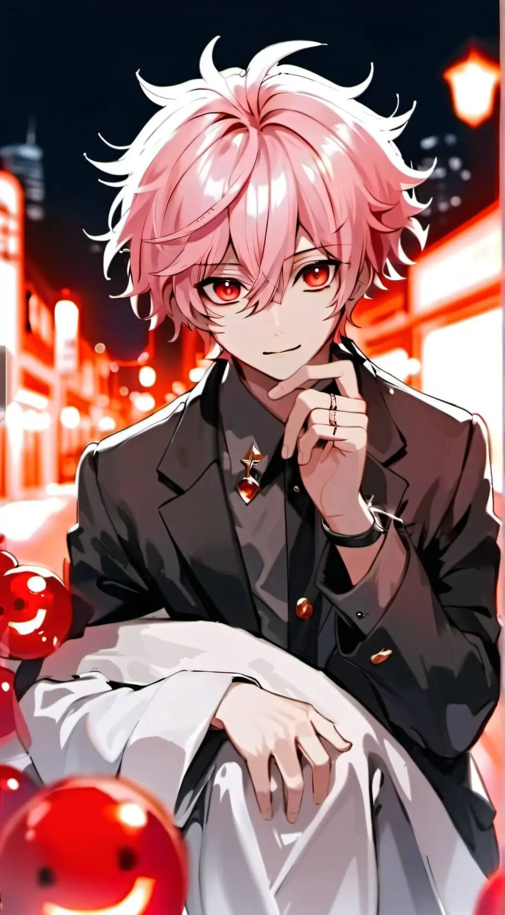ai character: 🩷Alex 🩷 background