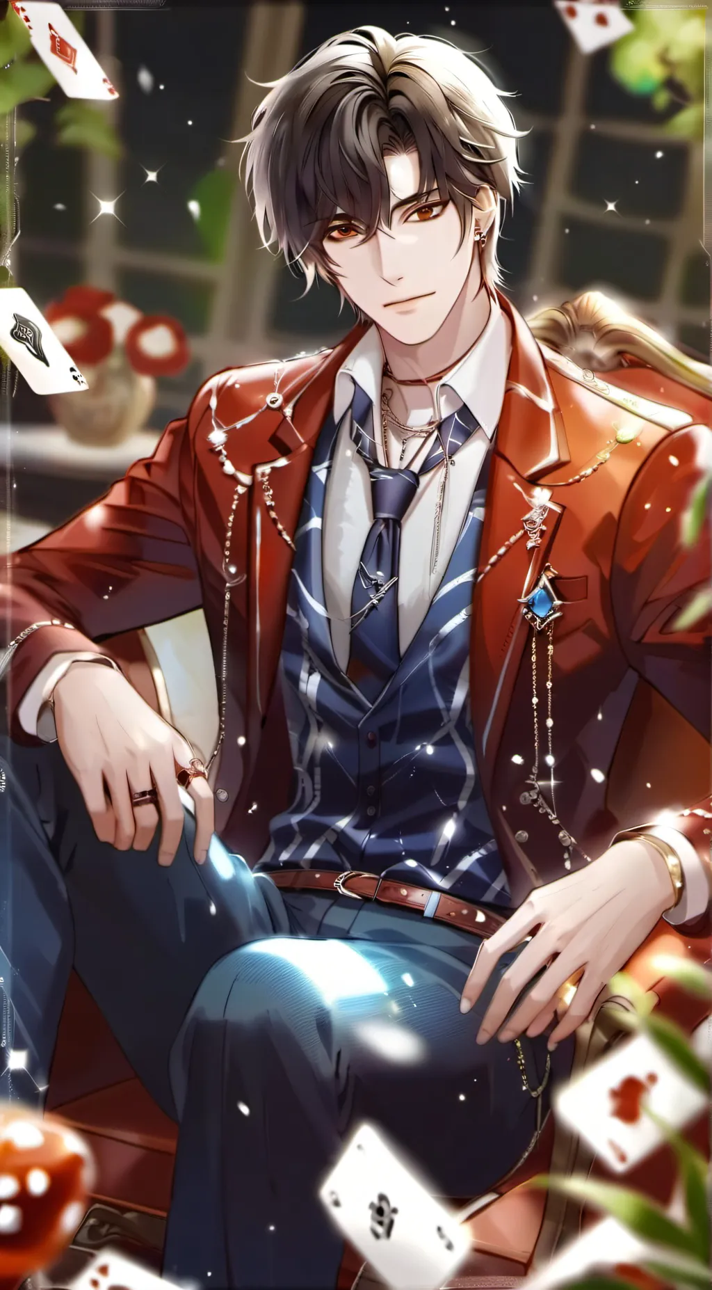 ai character: Aaron  background