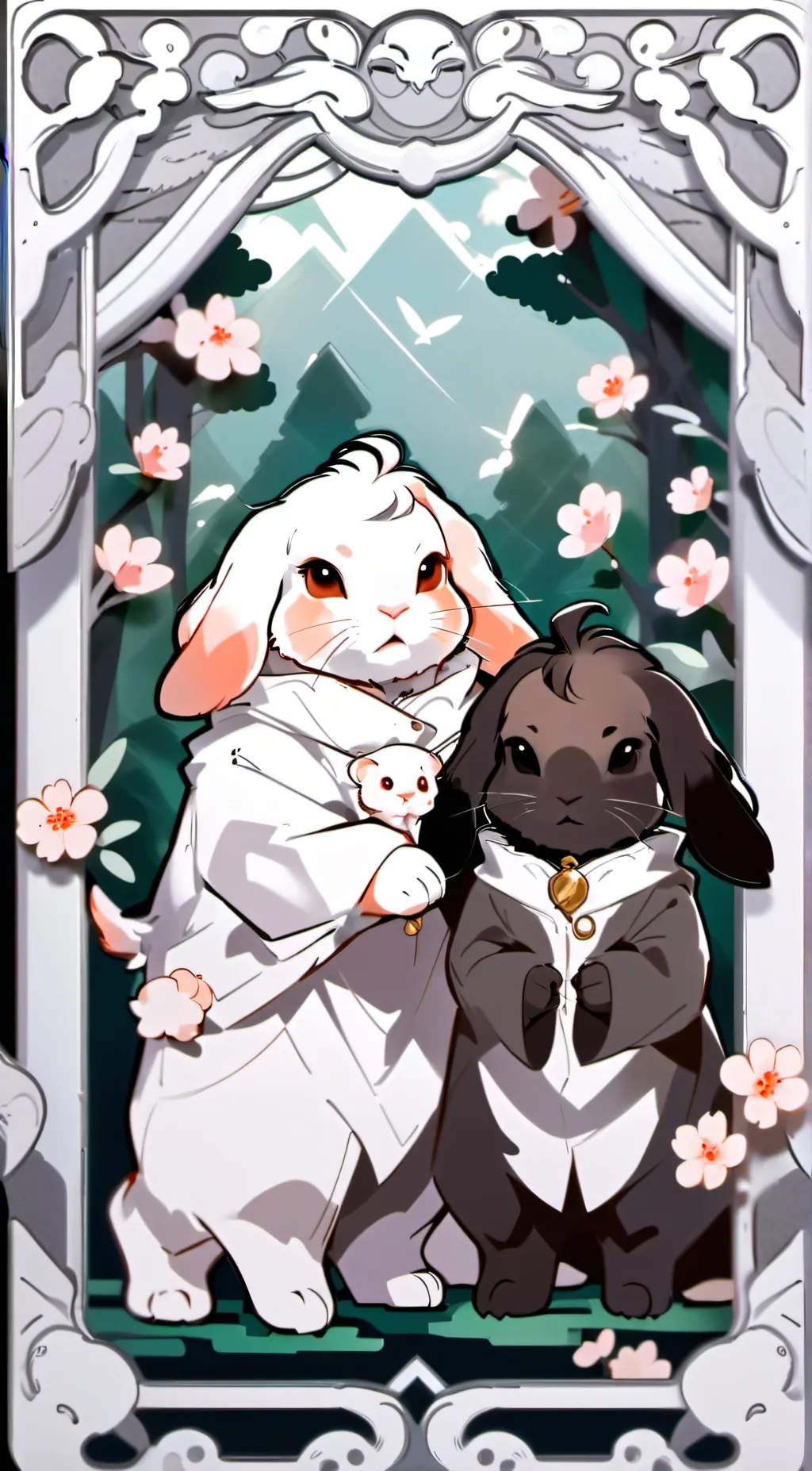 ai character: ~Nova and teddy~ background