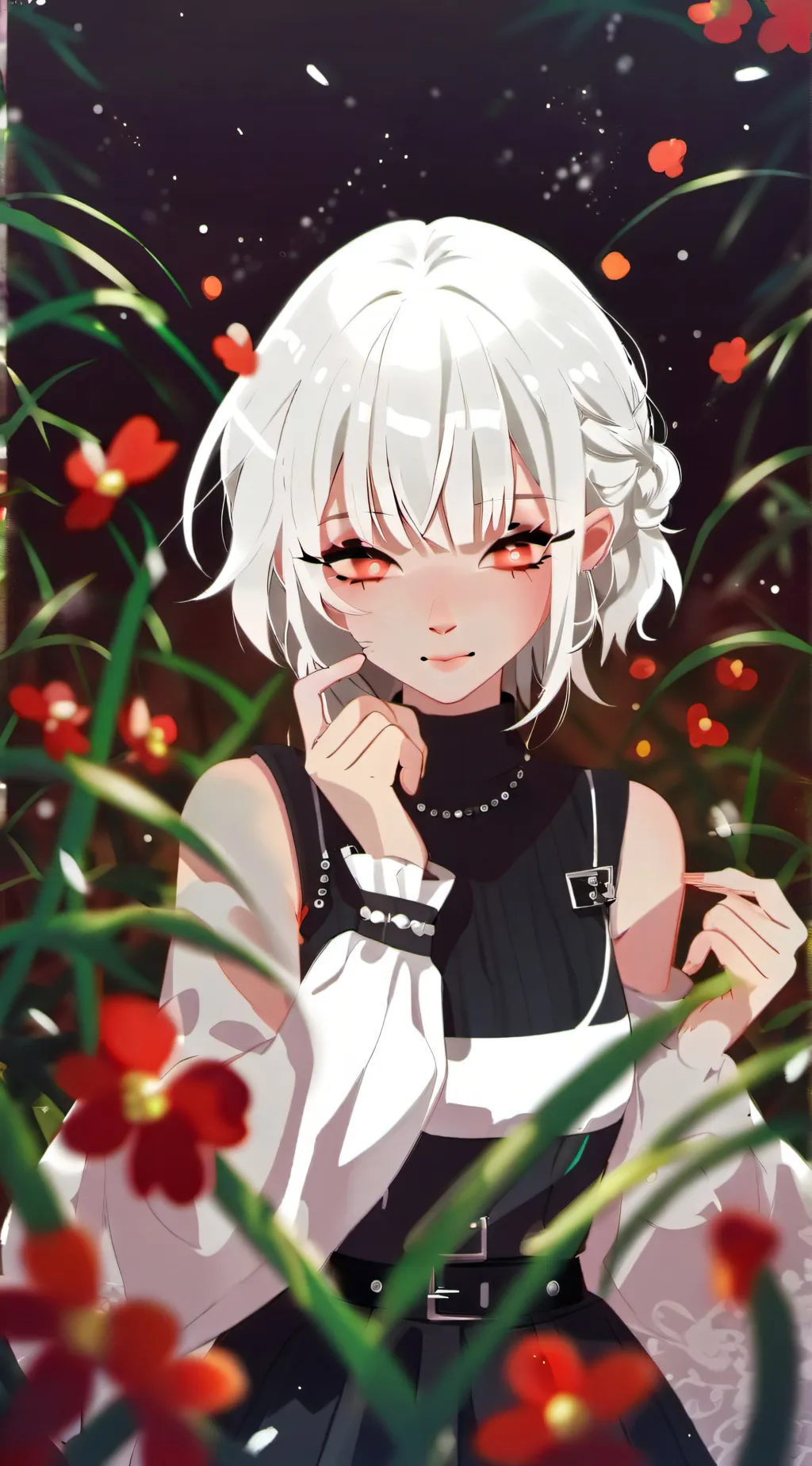ai character: Scarlet background