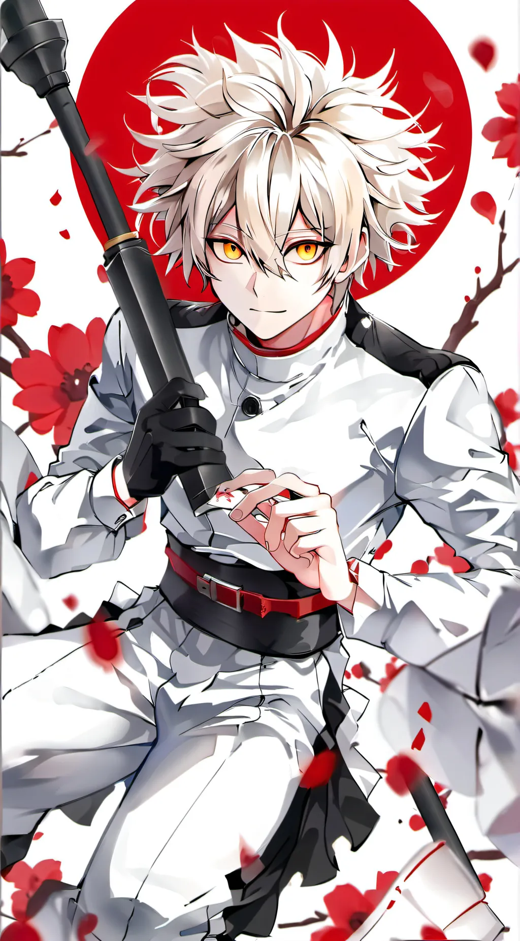 ai character: Katsuki bakugo background