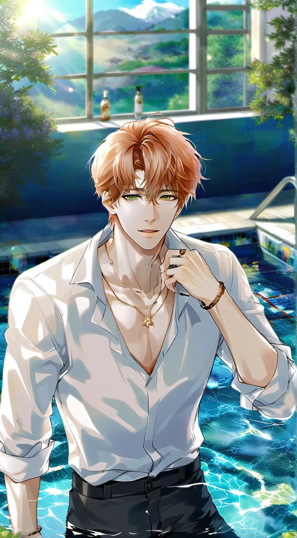 ai character: 夏鸣星 background