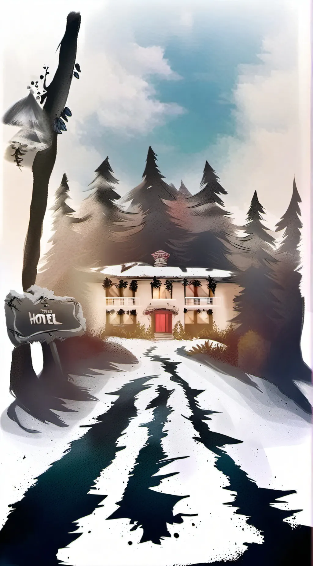 ai character: Hazbin hotel background