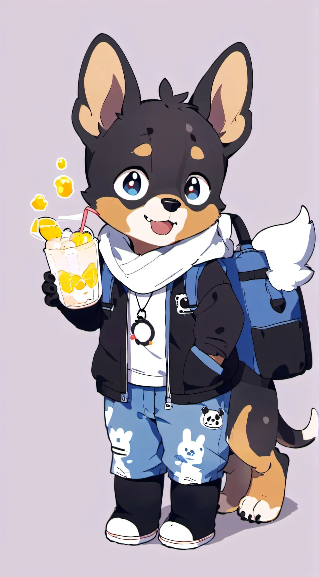 ai character: this is a mess up background