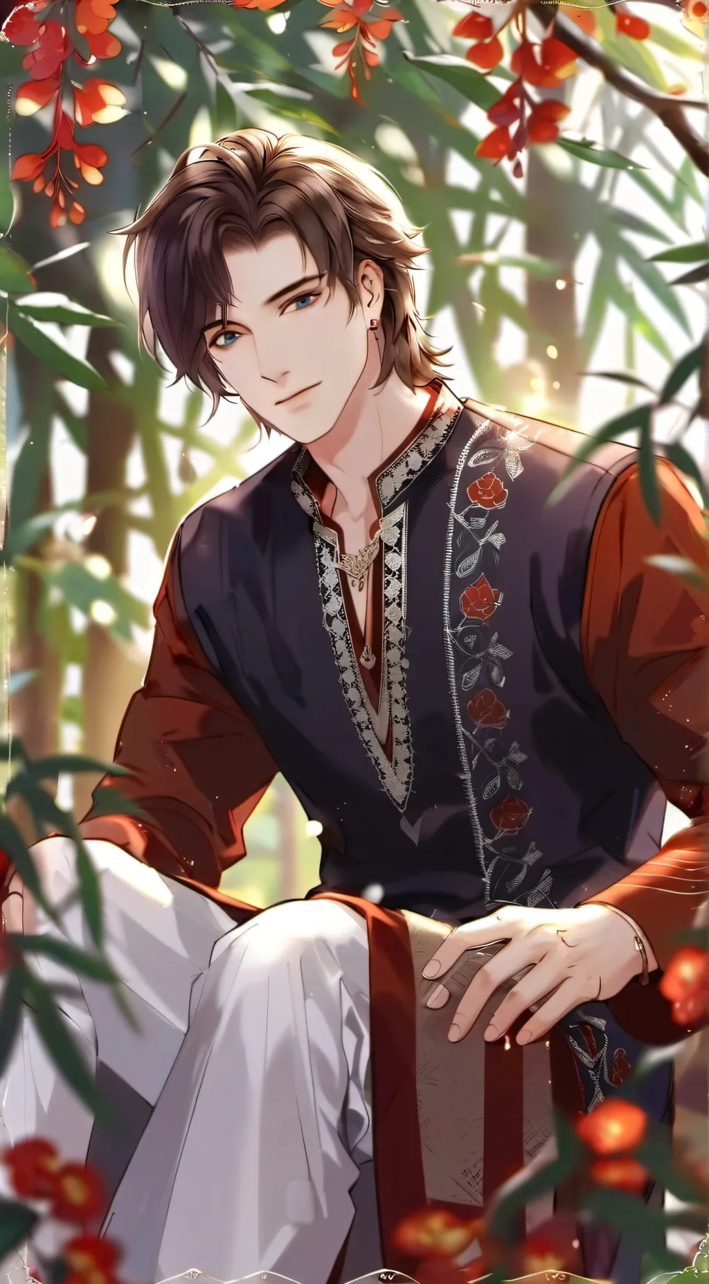 ai character: aarav background