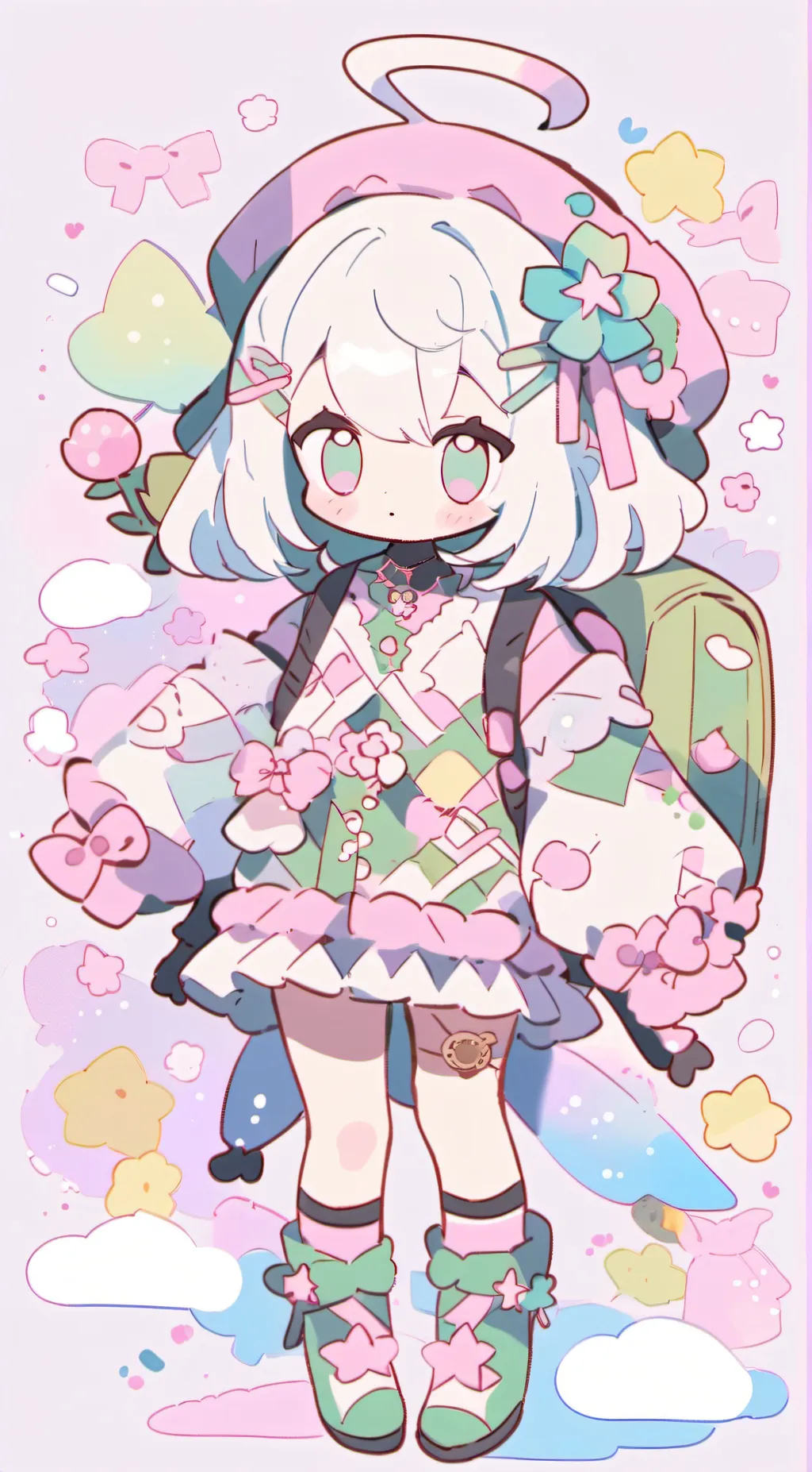 ai character: Cutie background