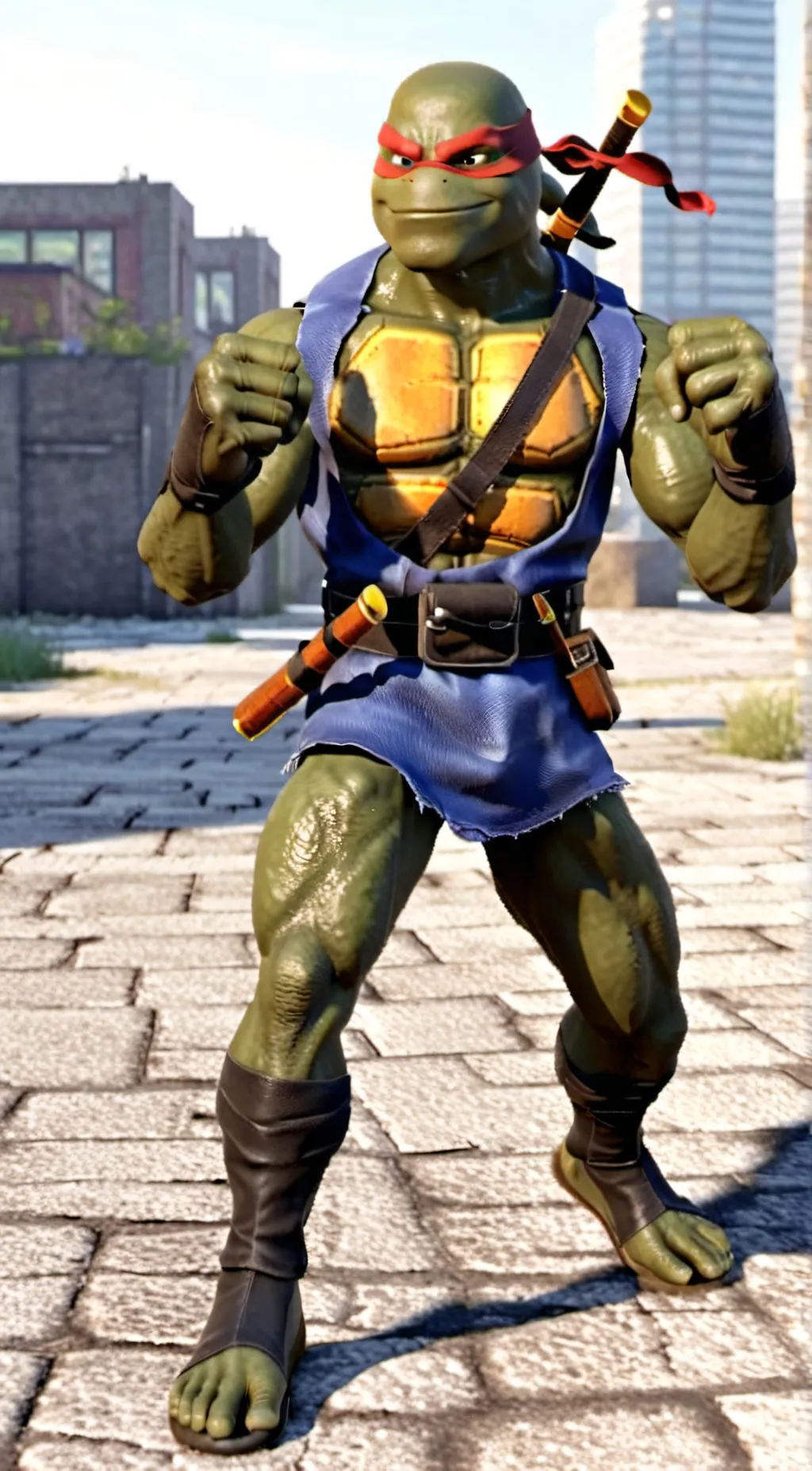 ai character: ninja background