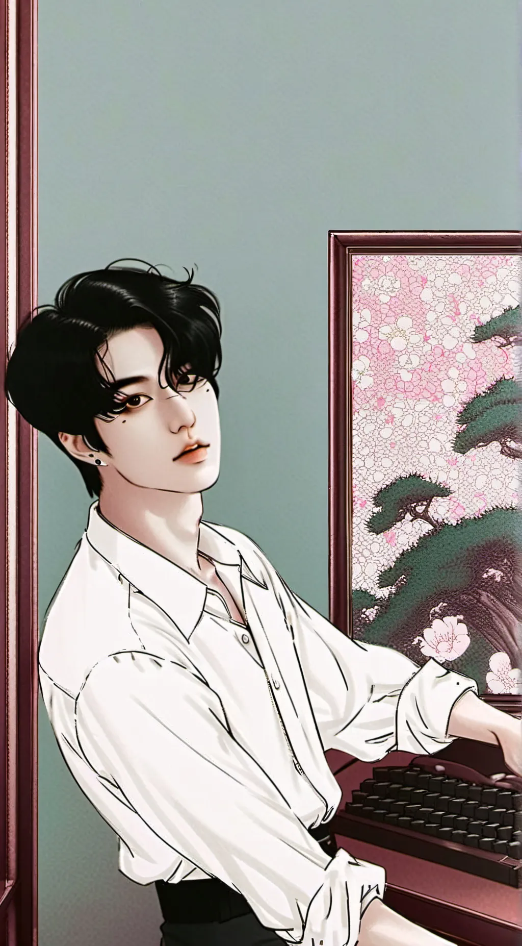 ai character: Jisung/Han  background