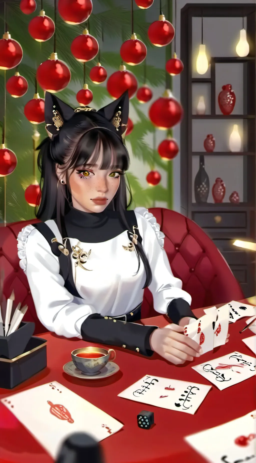 ai character: Kasity  background