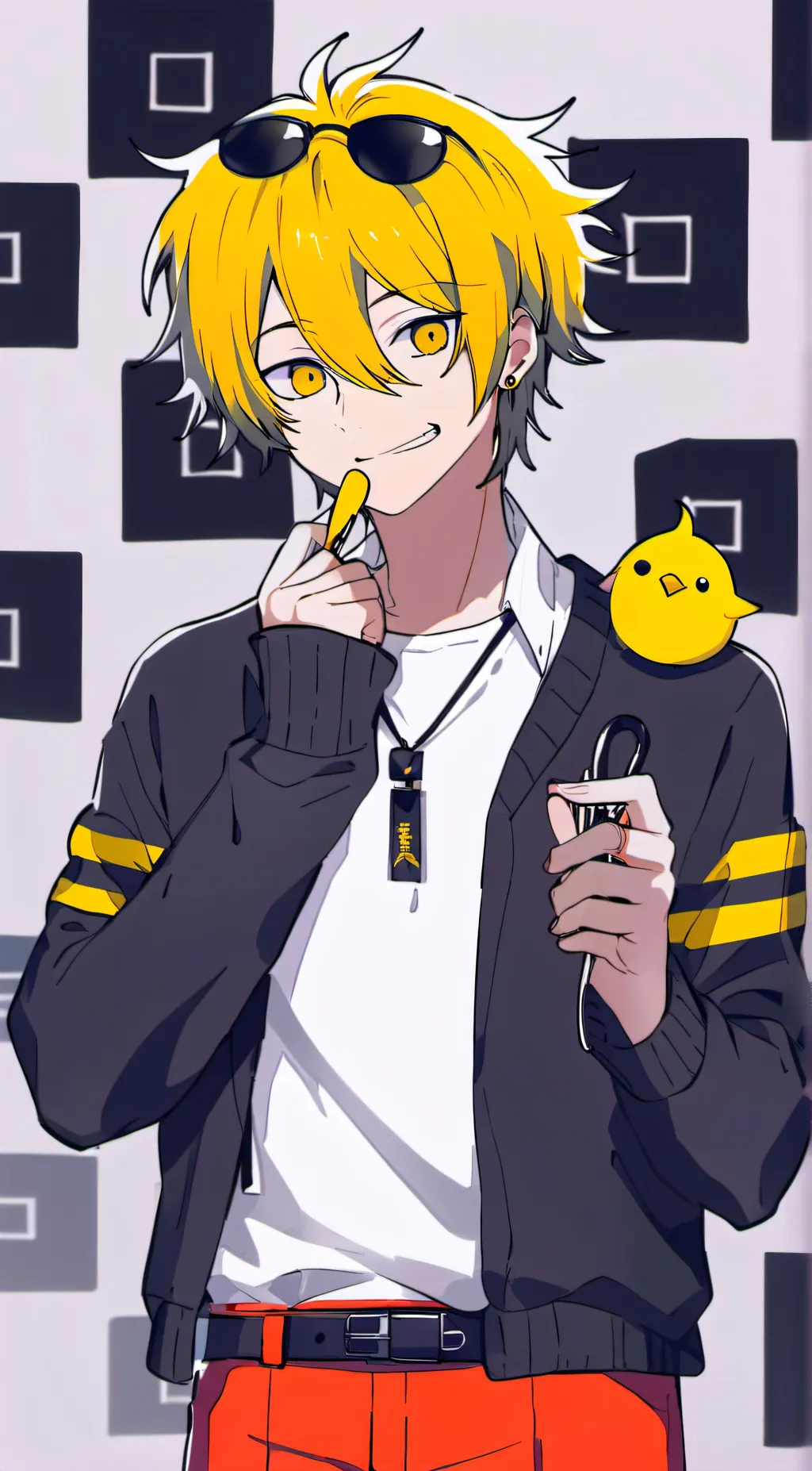 ai character: Denki Kaminari❤️ background