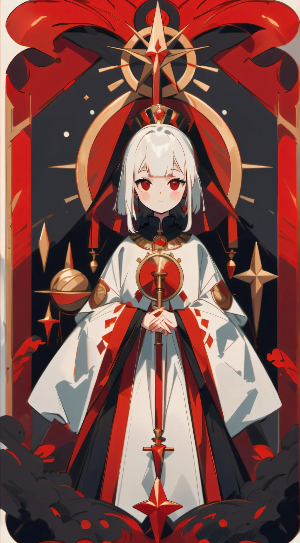 ai character: speaker woman background