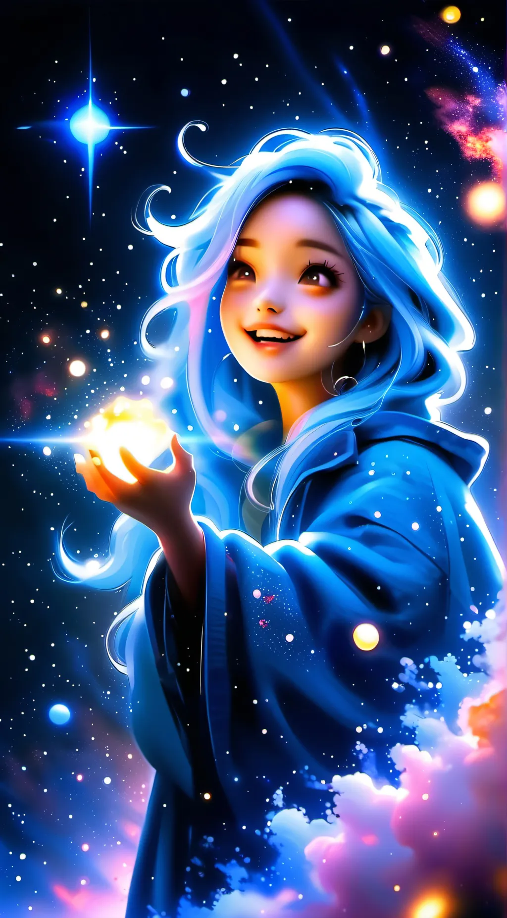 ai character: joy background