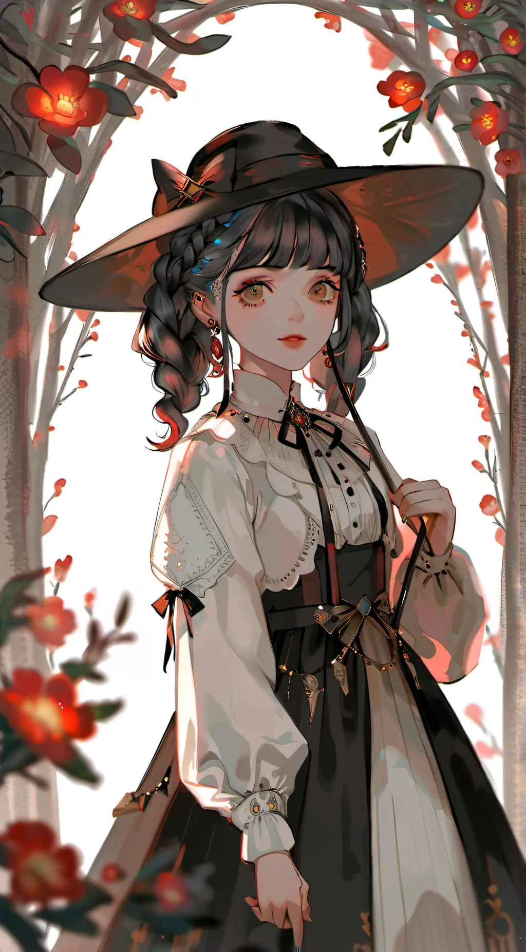 ai character: Melanie Martinez  background