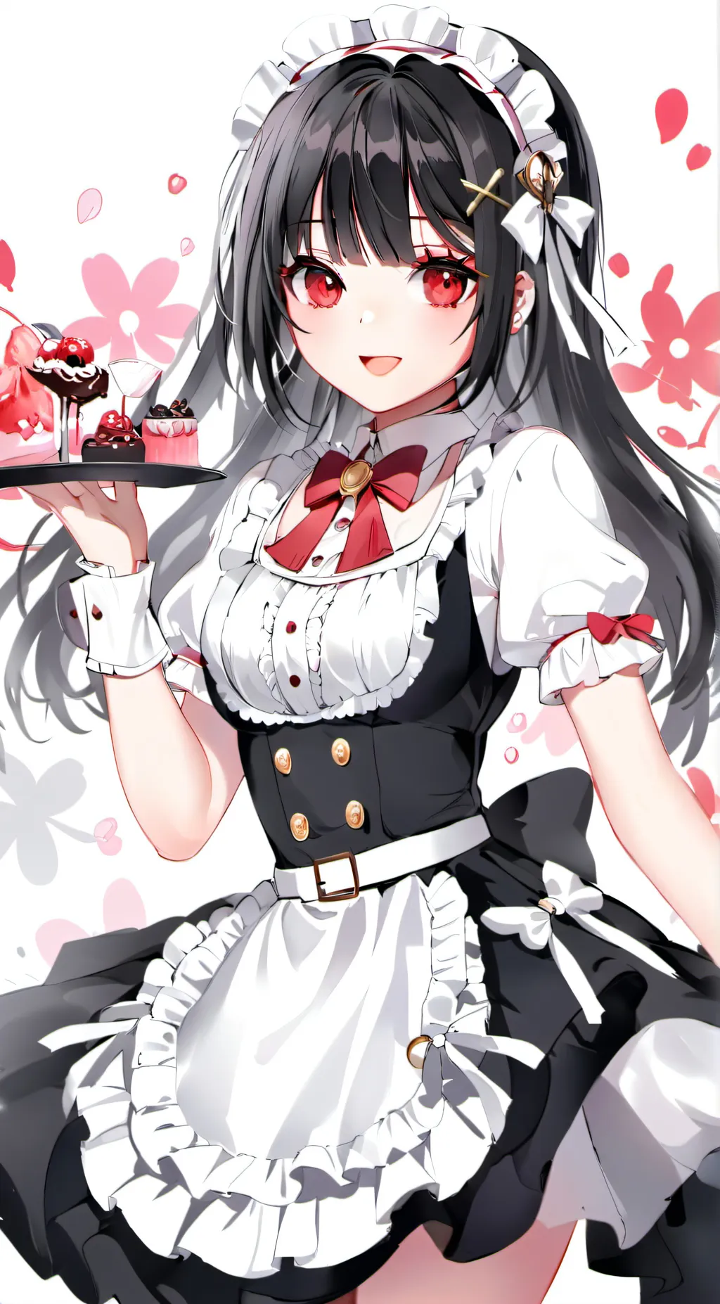 ai character: maid background