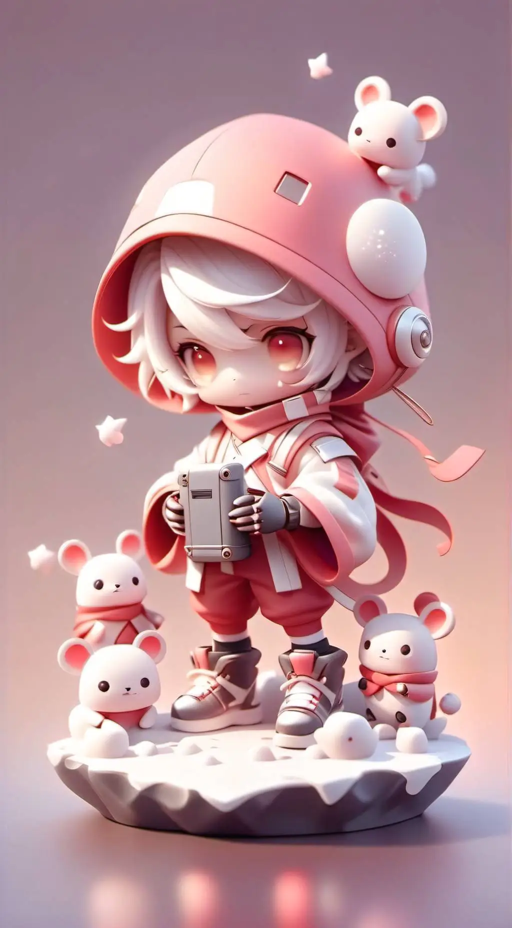 ai character: Murder Drones  background