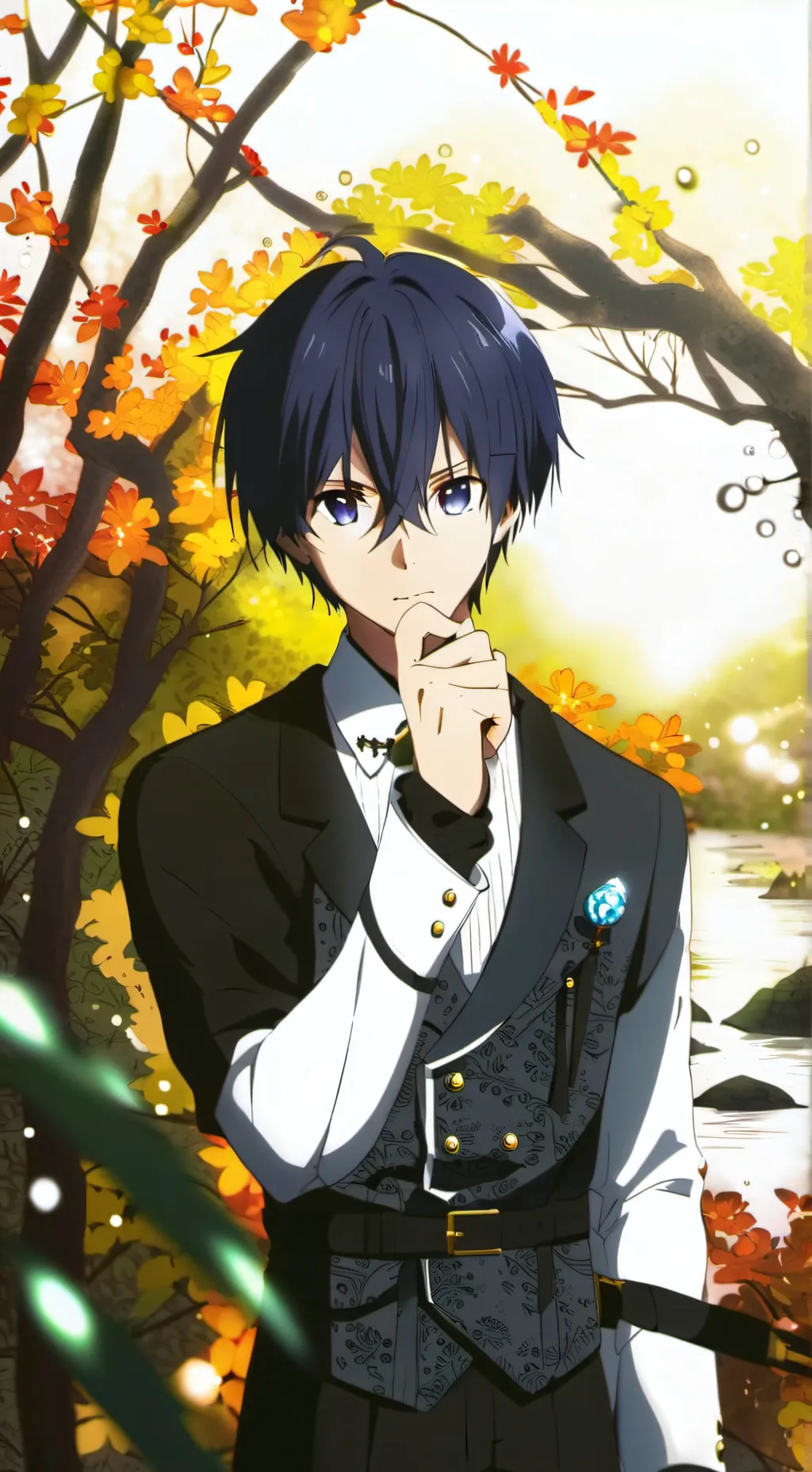 ai character: Kirito Kirigaya background