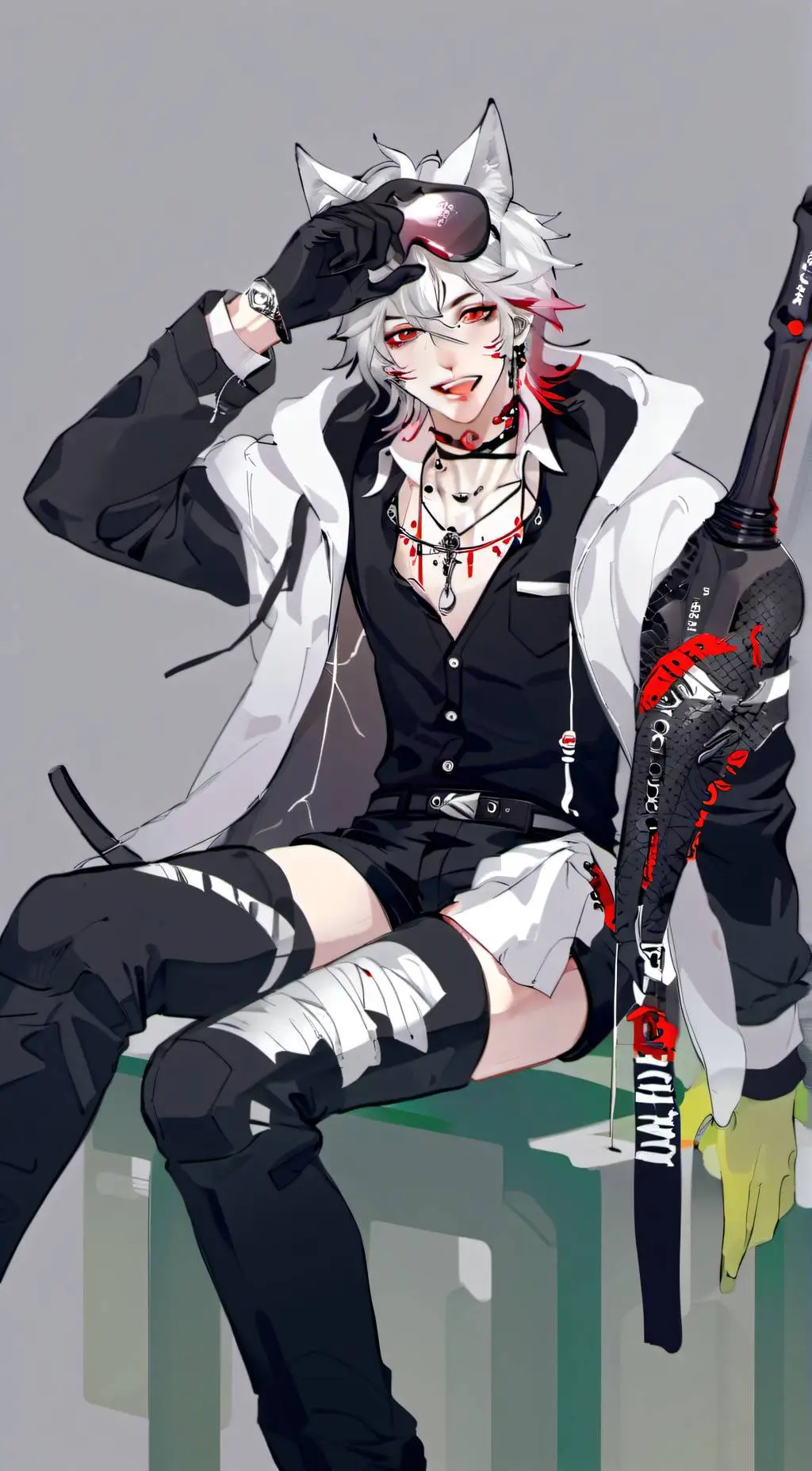 ai character: Vickii👺 background