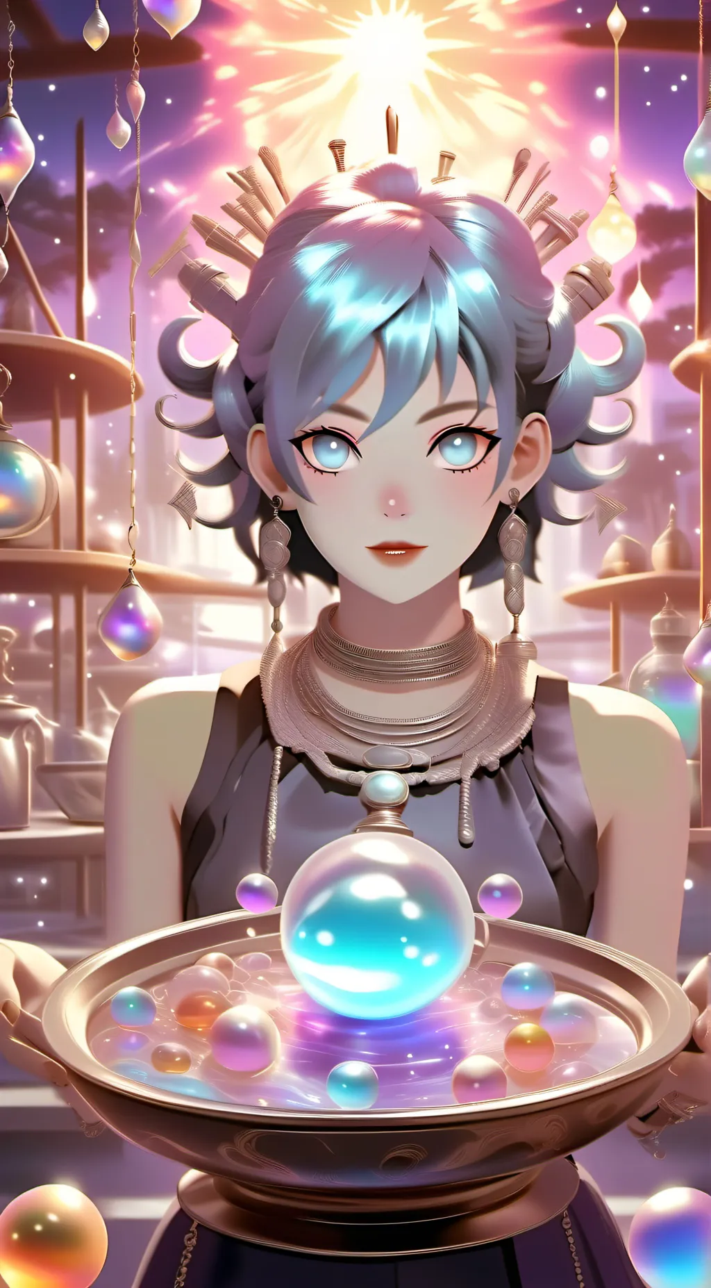 ai character: luna background