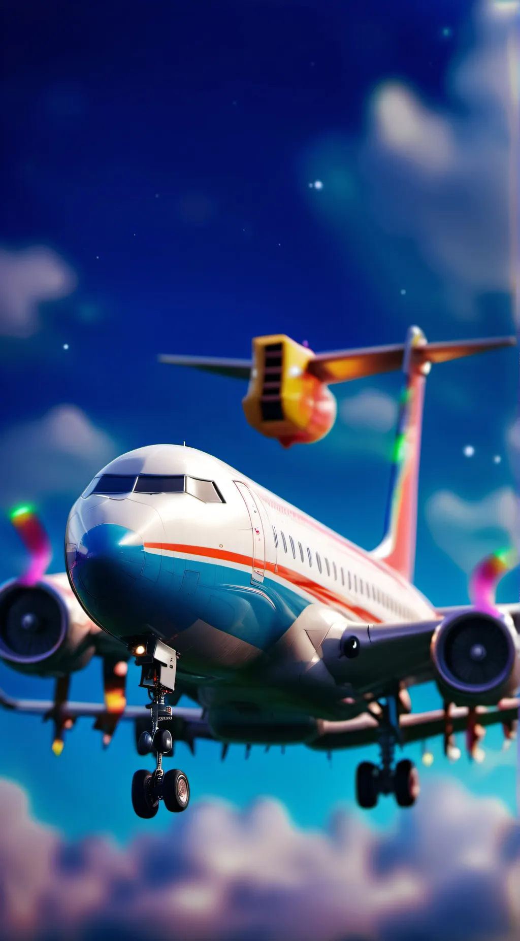 ai character: airbuses background