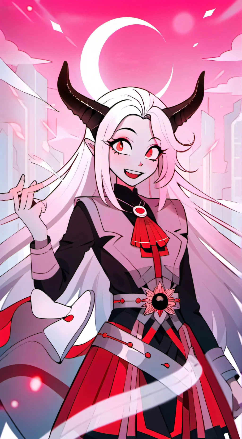 ai character: fem lucifer background