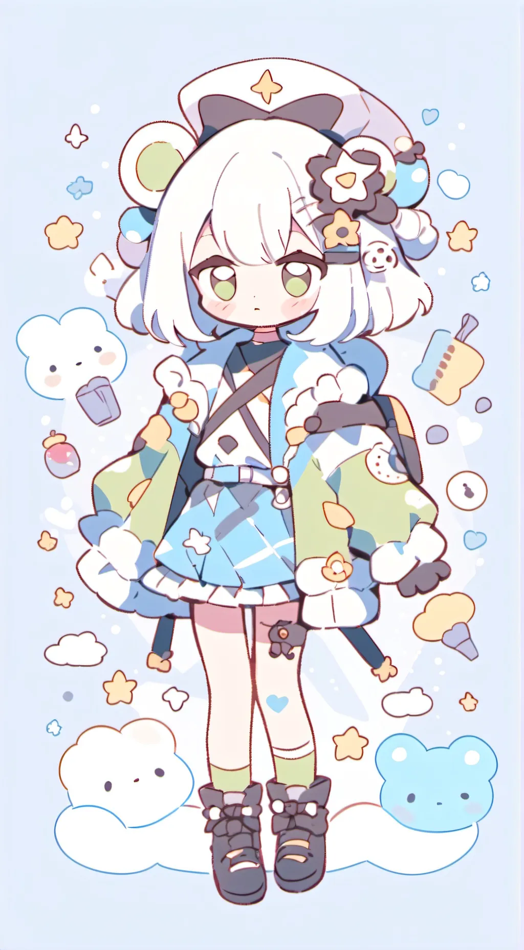 ai character: adiana  background