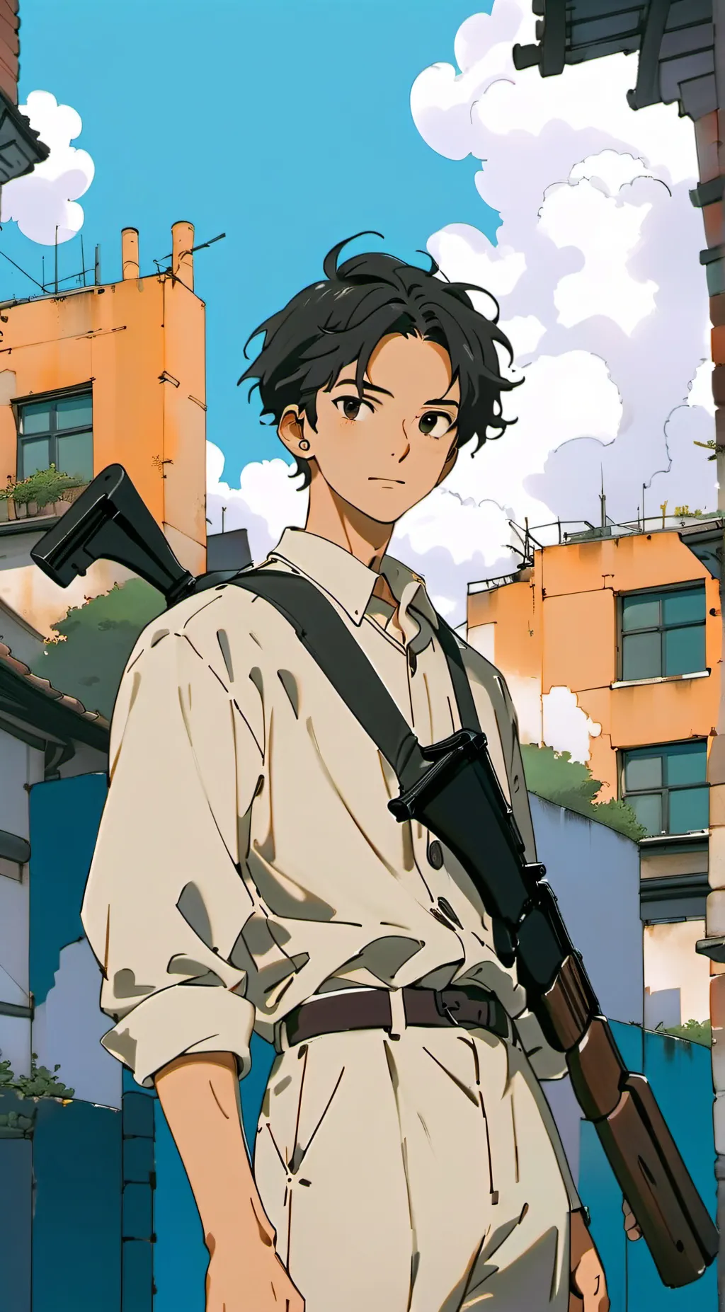 ai character: The Tourist background