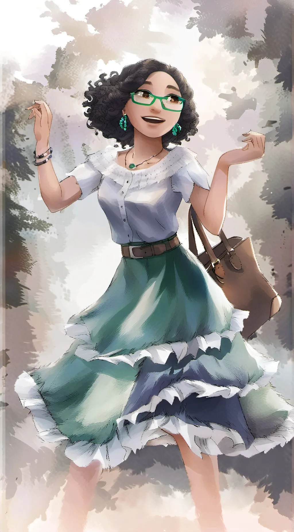 ai character: ☆Mirabel☆ background