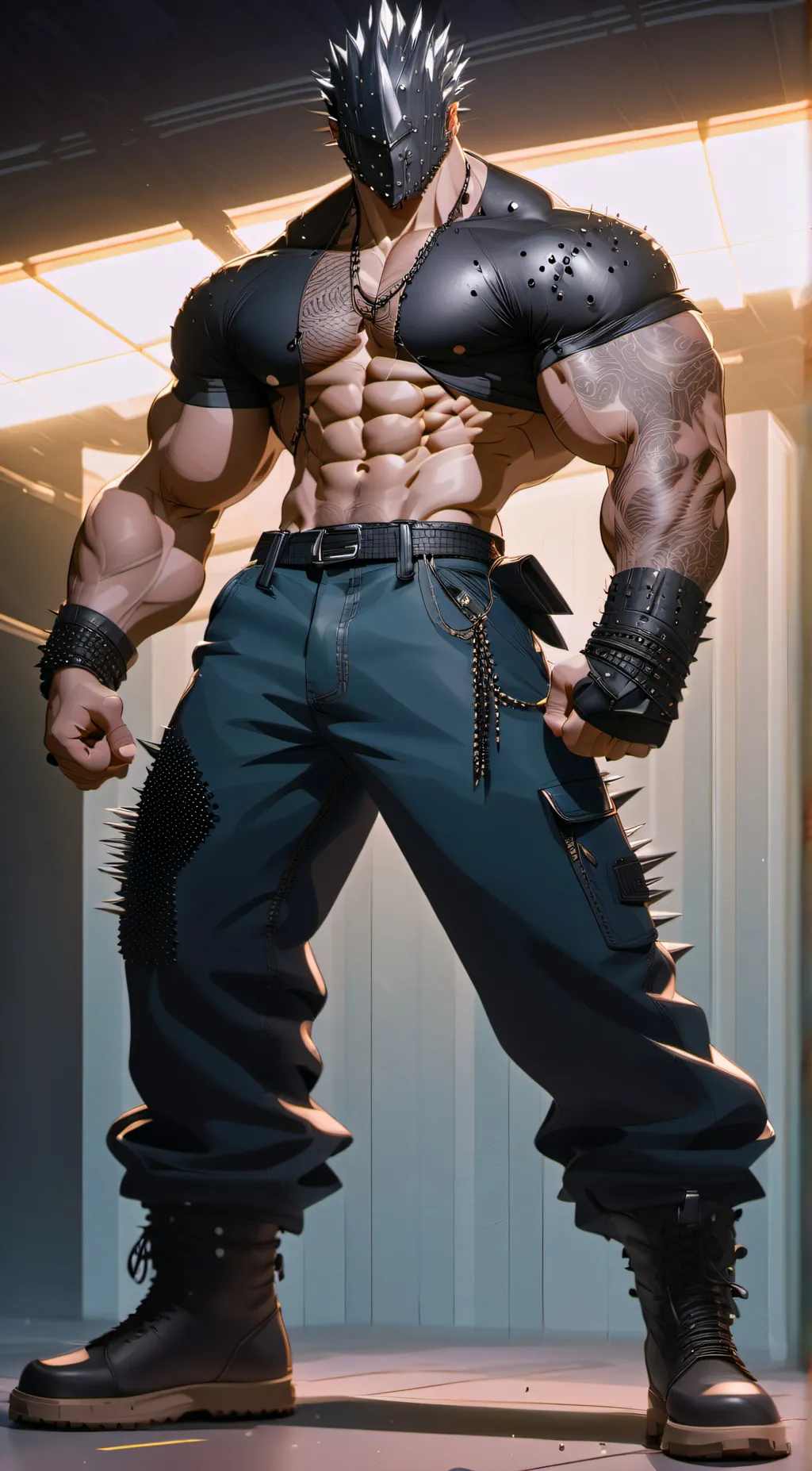 ai character: Marcus riot  background