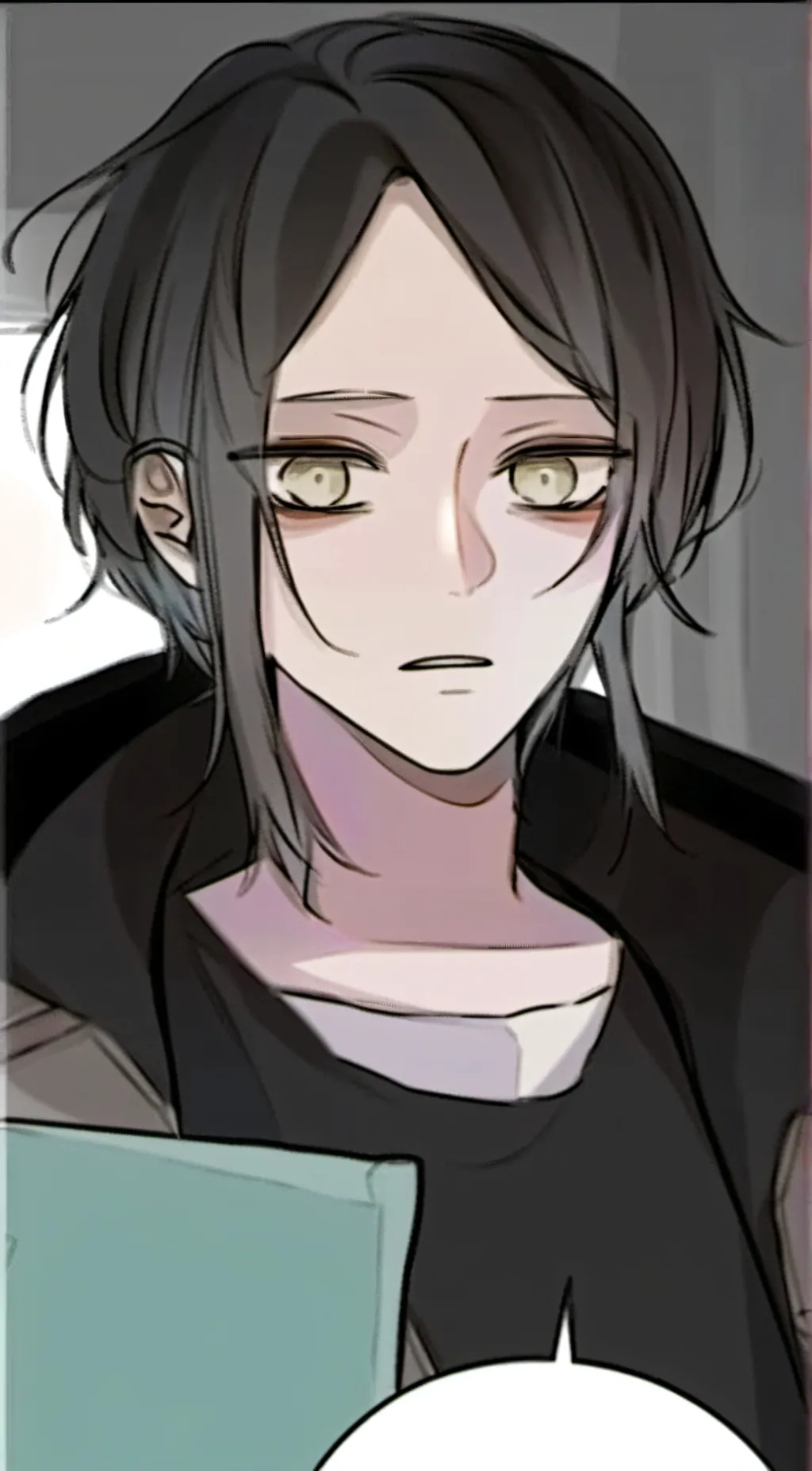 ai character: 黑羽 background