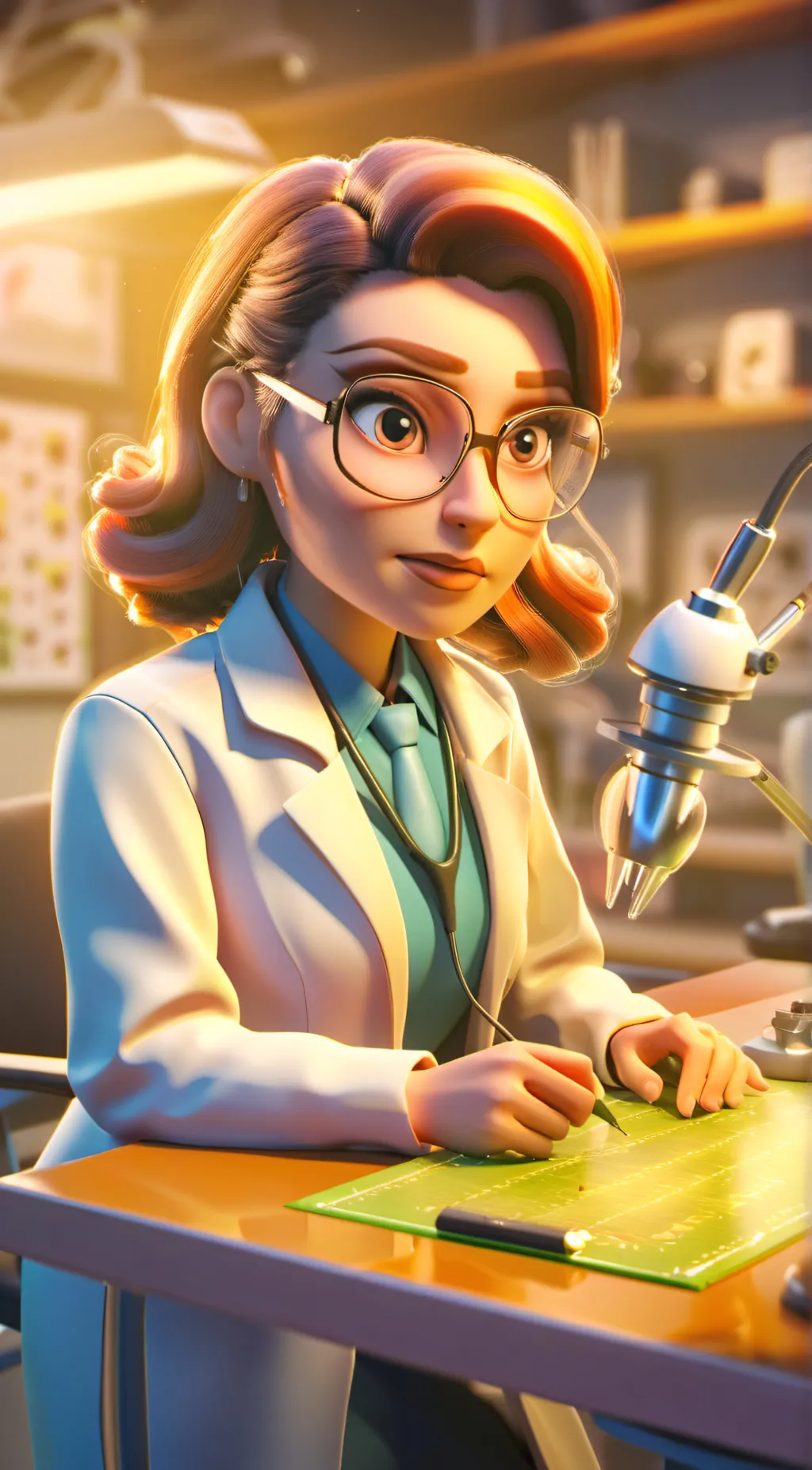 ai character: doctor quinzel background