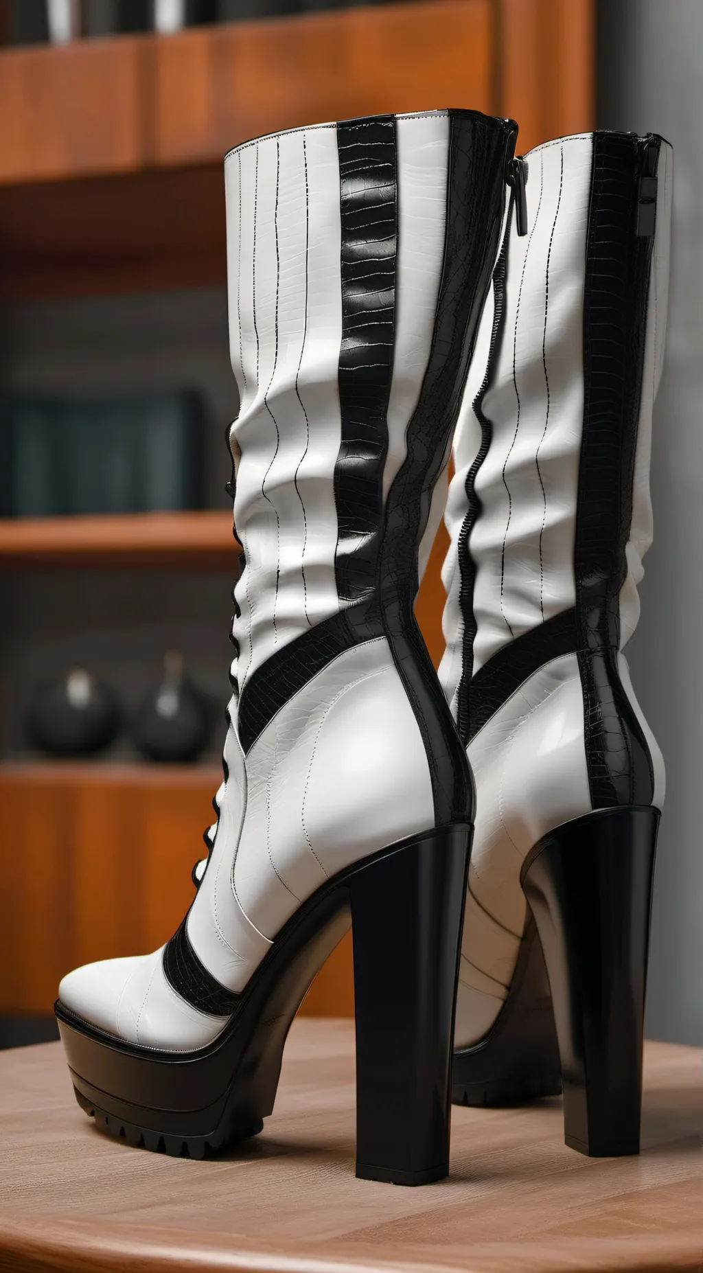 ai character: magic heeled boots background