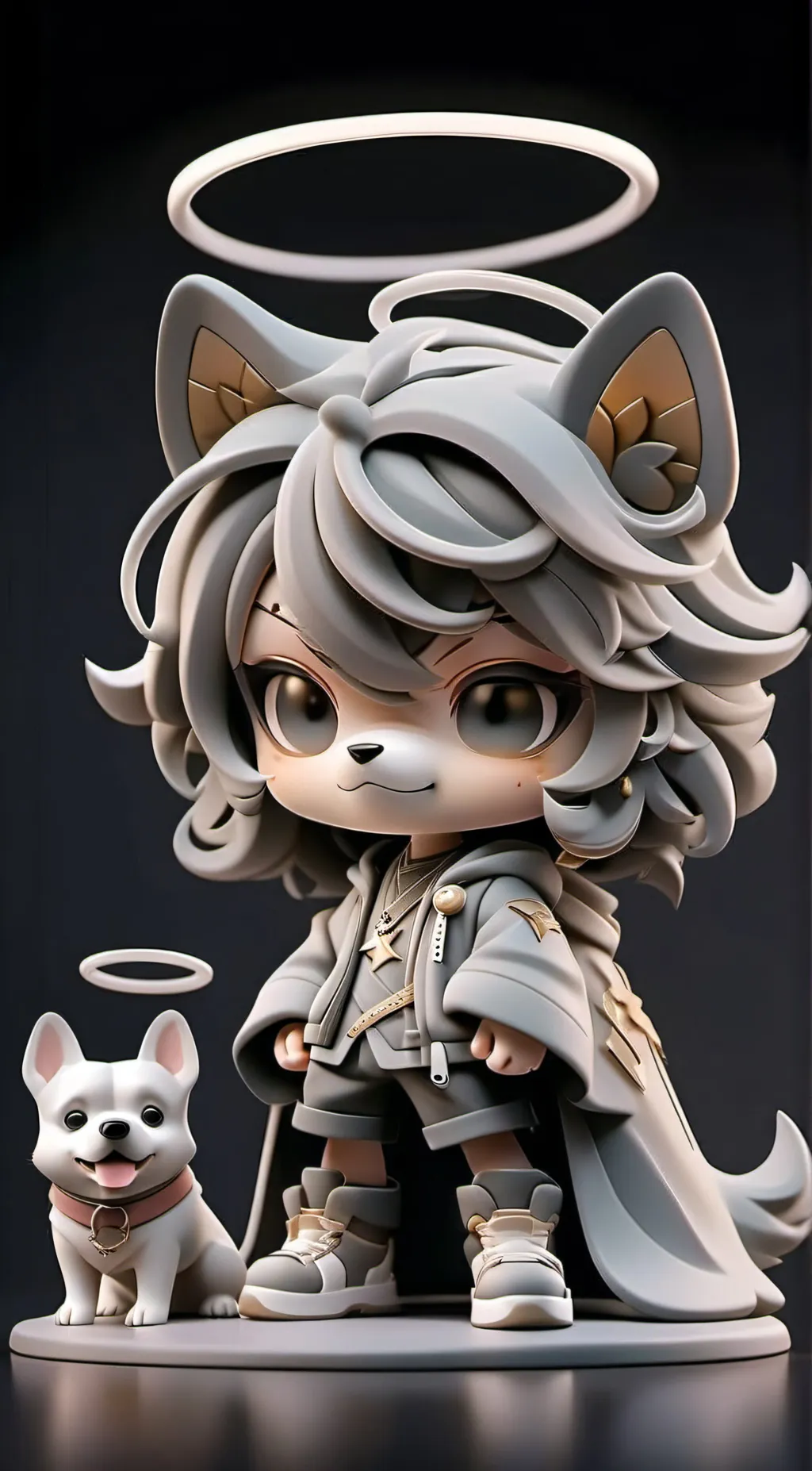 ai character: suit maker background