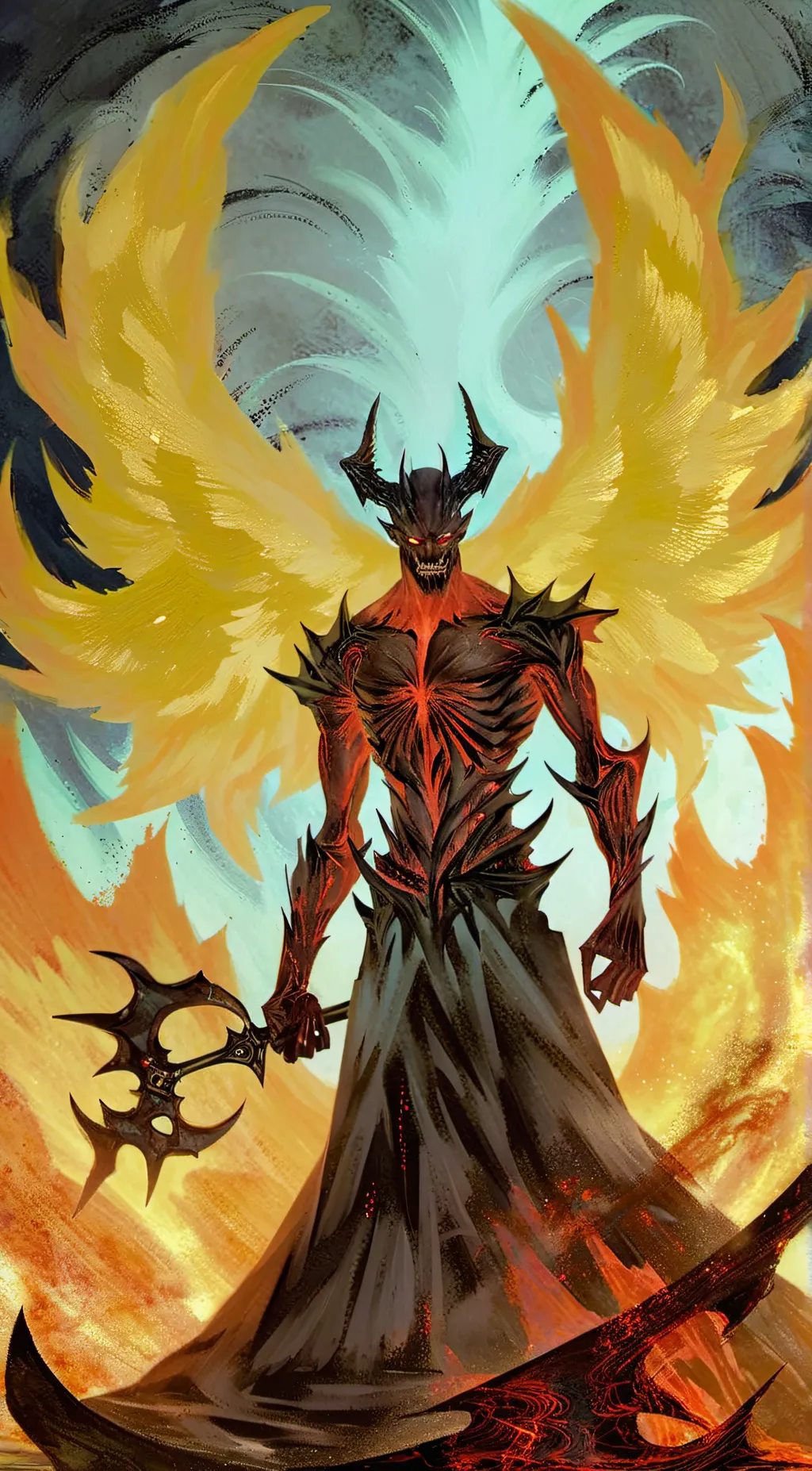 ai character: shadow background