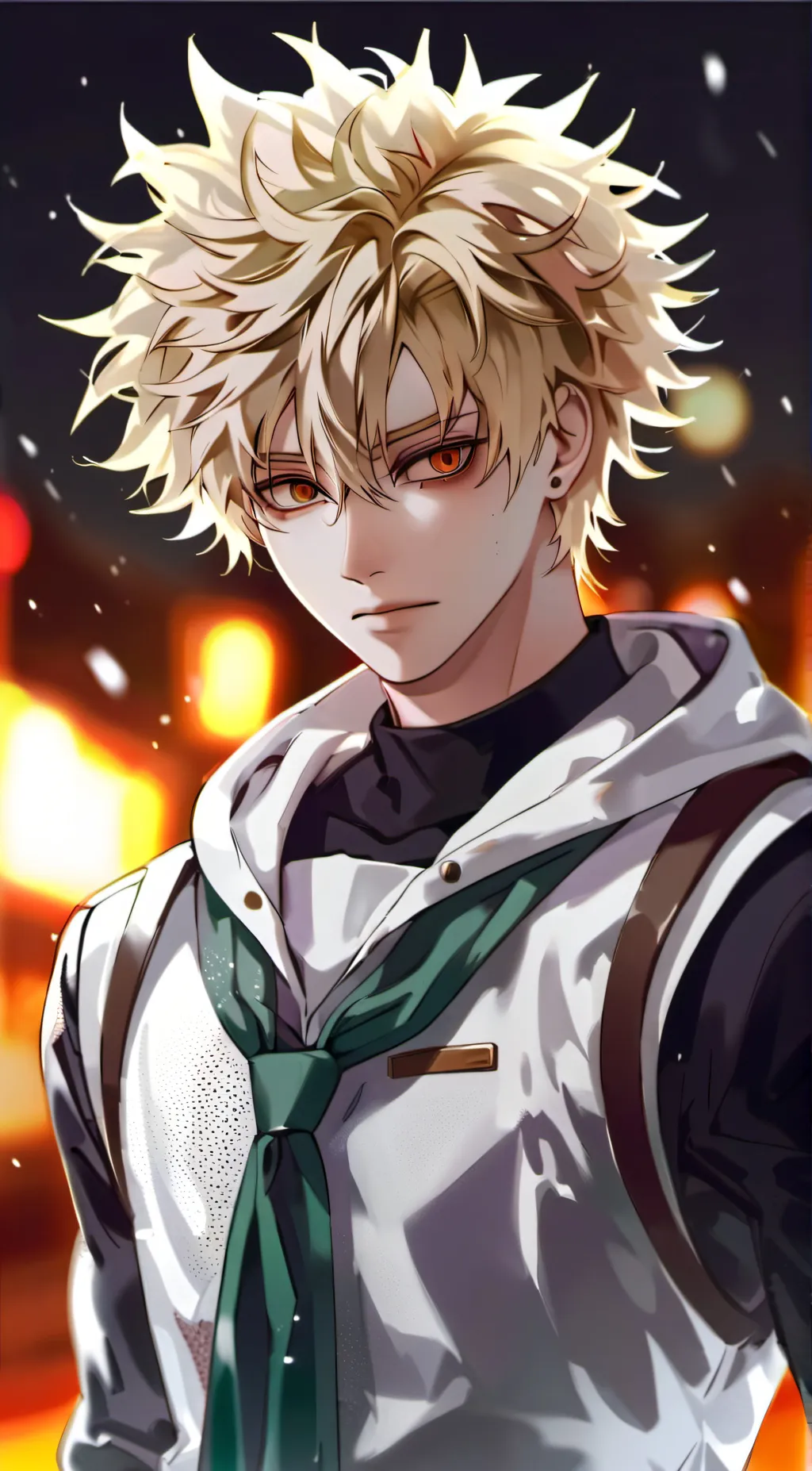 ai character: katsuki bakugo  background
