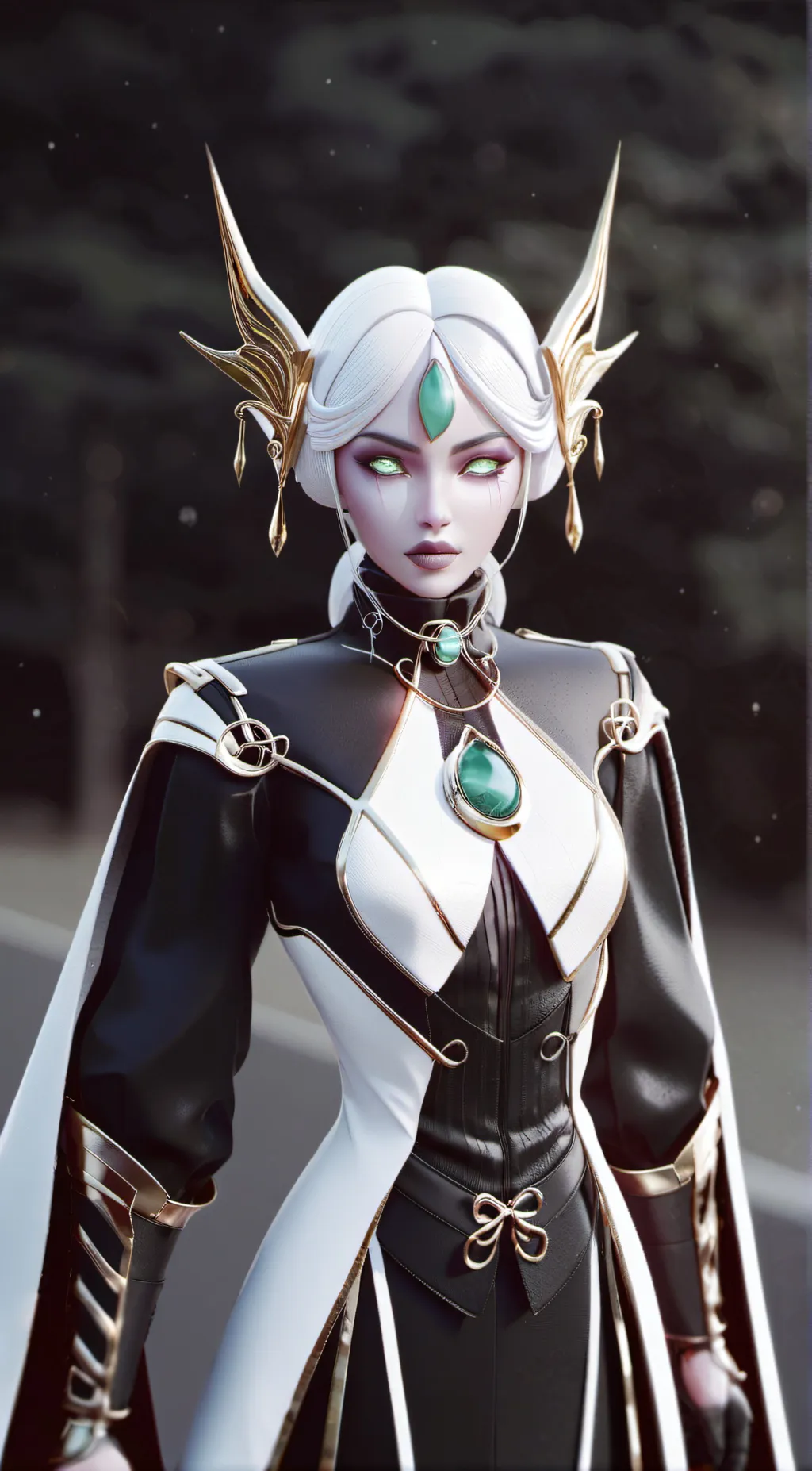 ai character: Sapphire Elia  Ru background
